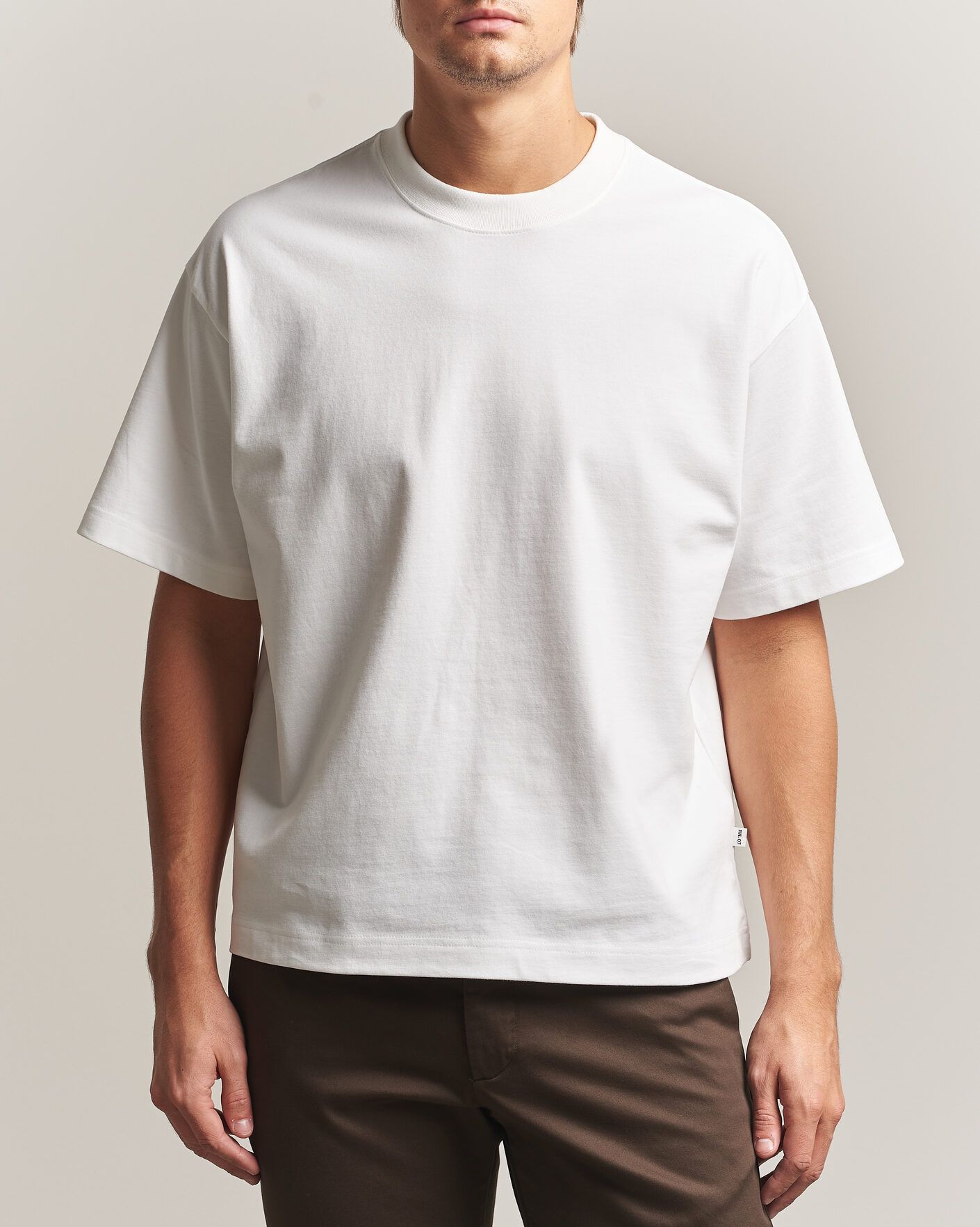 Herren | T-Shirts | NN07 | David Heavy Crew Neck T-Shirt White