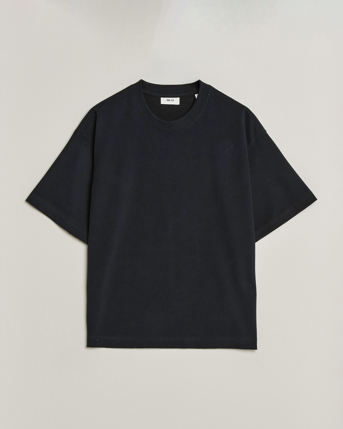 Herren | T-Shirts | NN07 | David Heavy Crew Neck T-Shirt Black