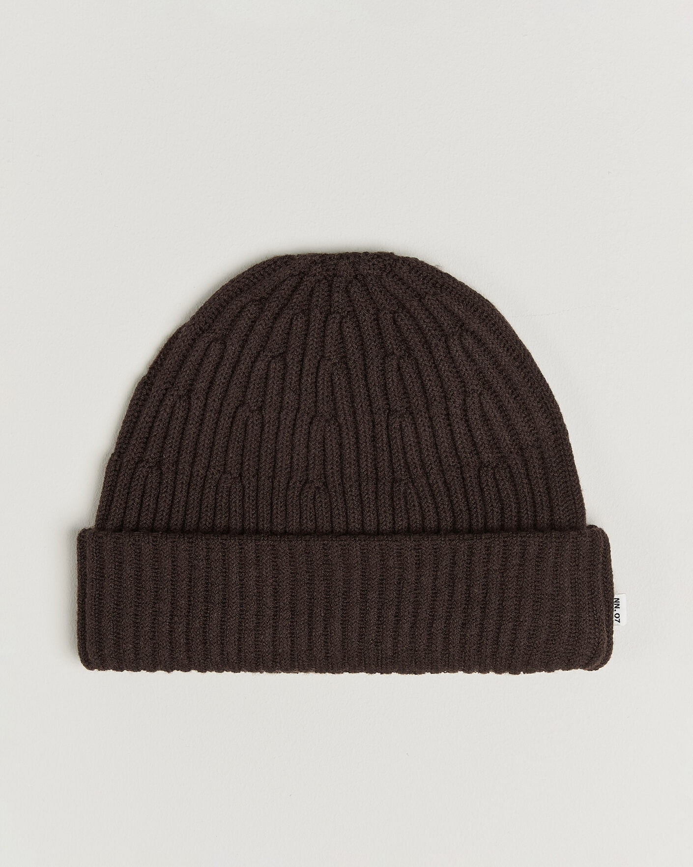Herren | Mützen | NN07 | Wool Rib Hat Deep Truffle