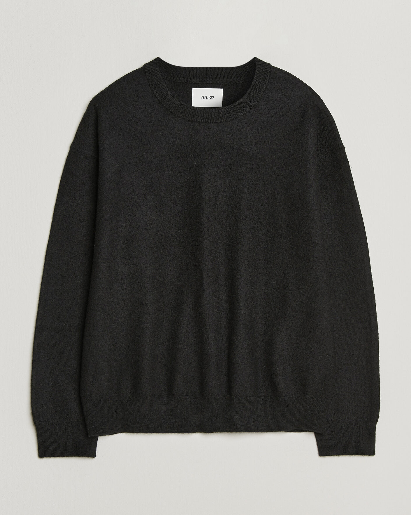Herren | Pullover | NN07 | Jasper Soft Boiled Wool Sweater Black
