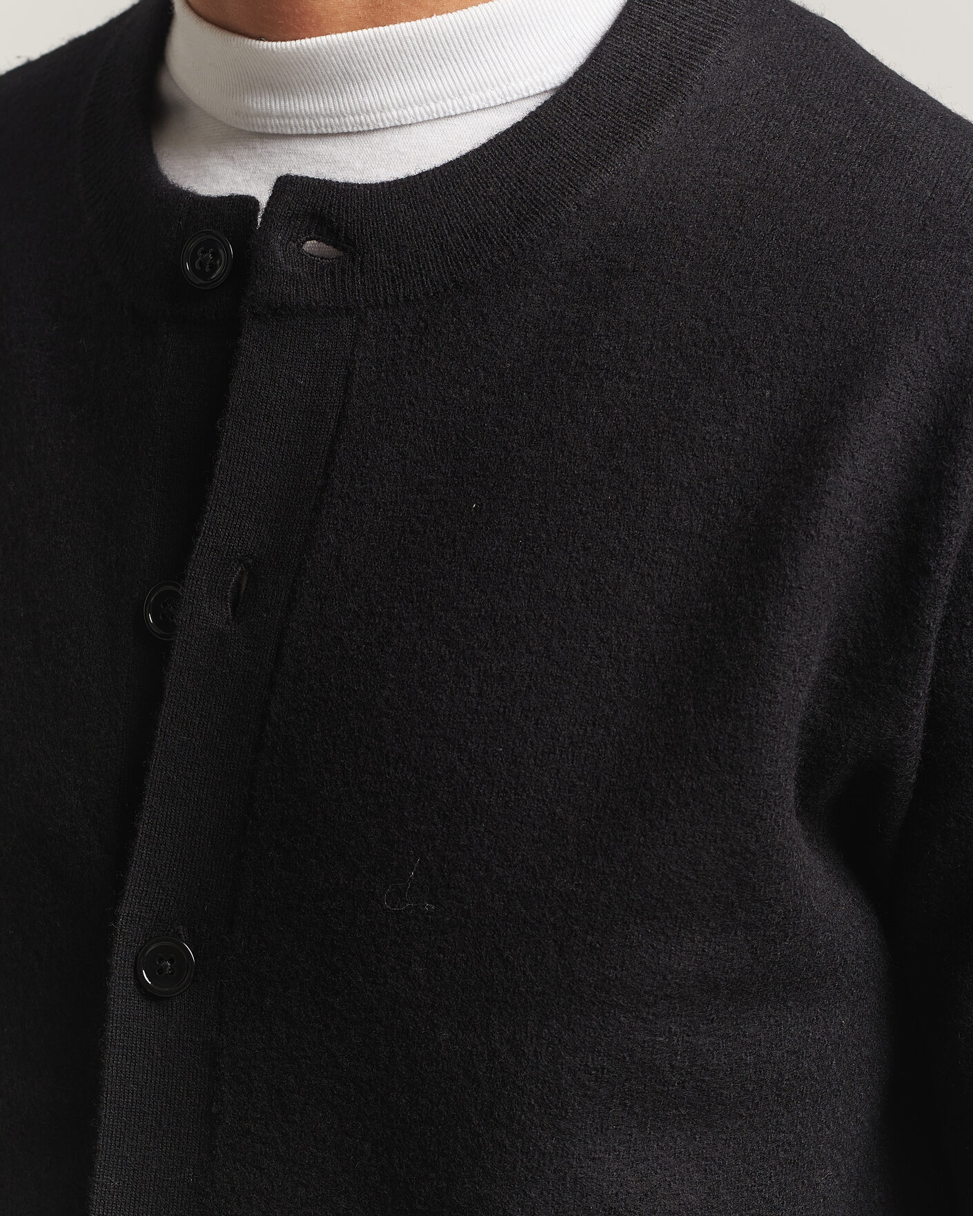 Herren | Pullover | NN07 | Jasper Soft Boiled Wool Cardigan Black