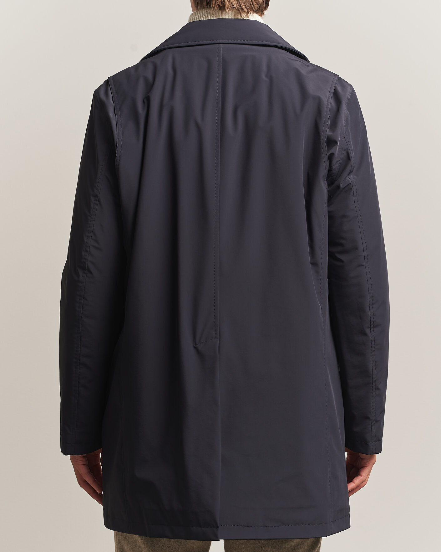 Herren | Jacken | Oscar Jacobson | Zipped Padded Car Coat Navy
