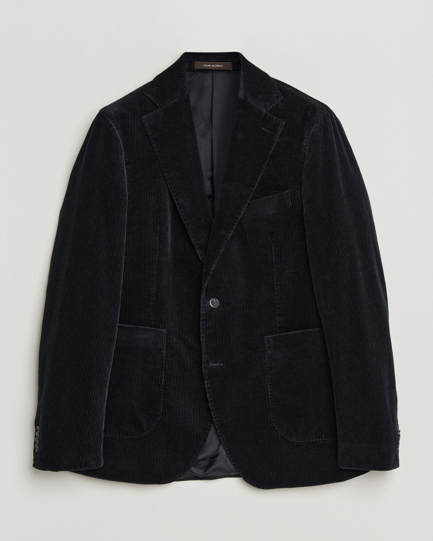 Herren | Sakkos | Oscar Jacobson | Fogerty Patch Pocket Cord Blazer Navy