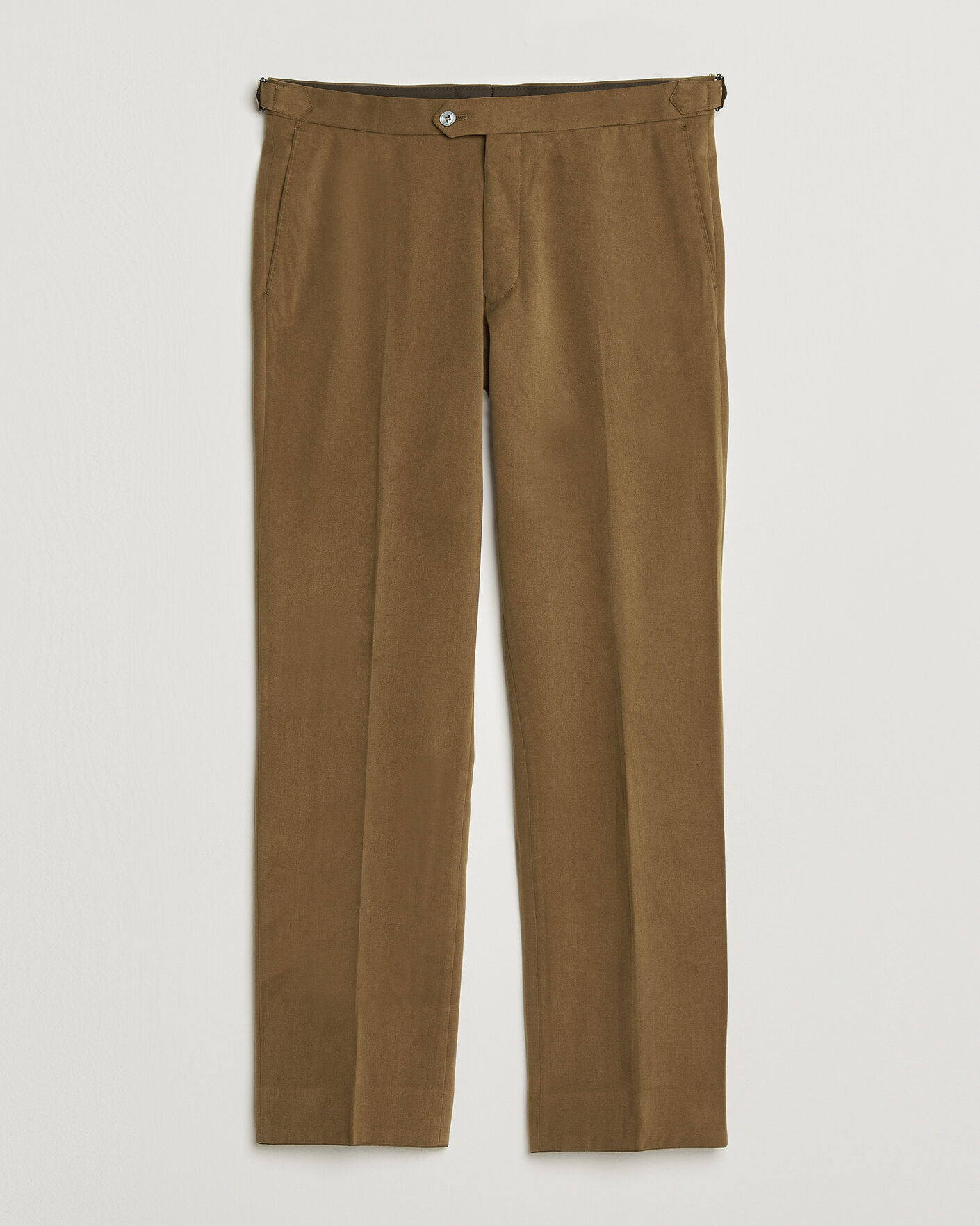 Herren | Hosen | Oscar Jacobson | Dandy Brushed Cotton Trousers Camel