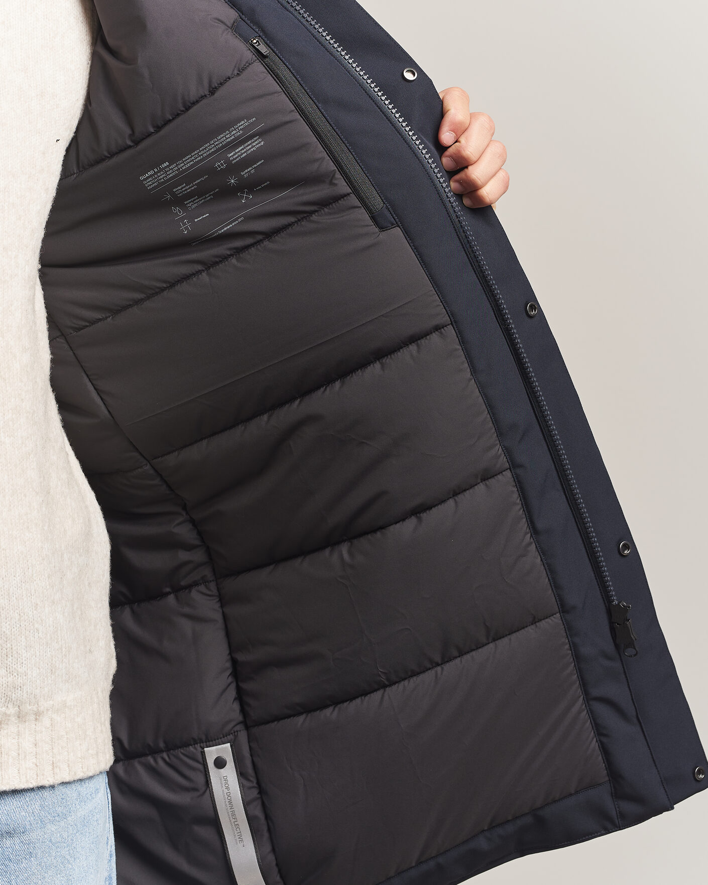 Herren | Jacken | Scandinavian Edition | Guard II Padded Parka Midnight Blue