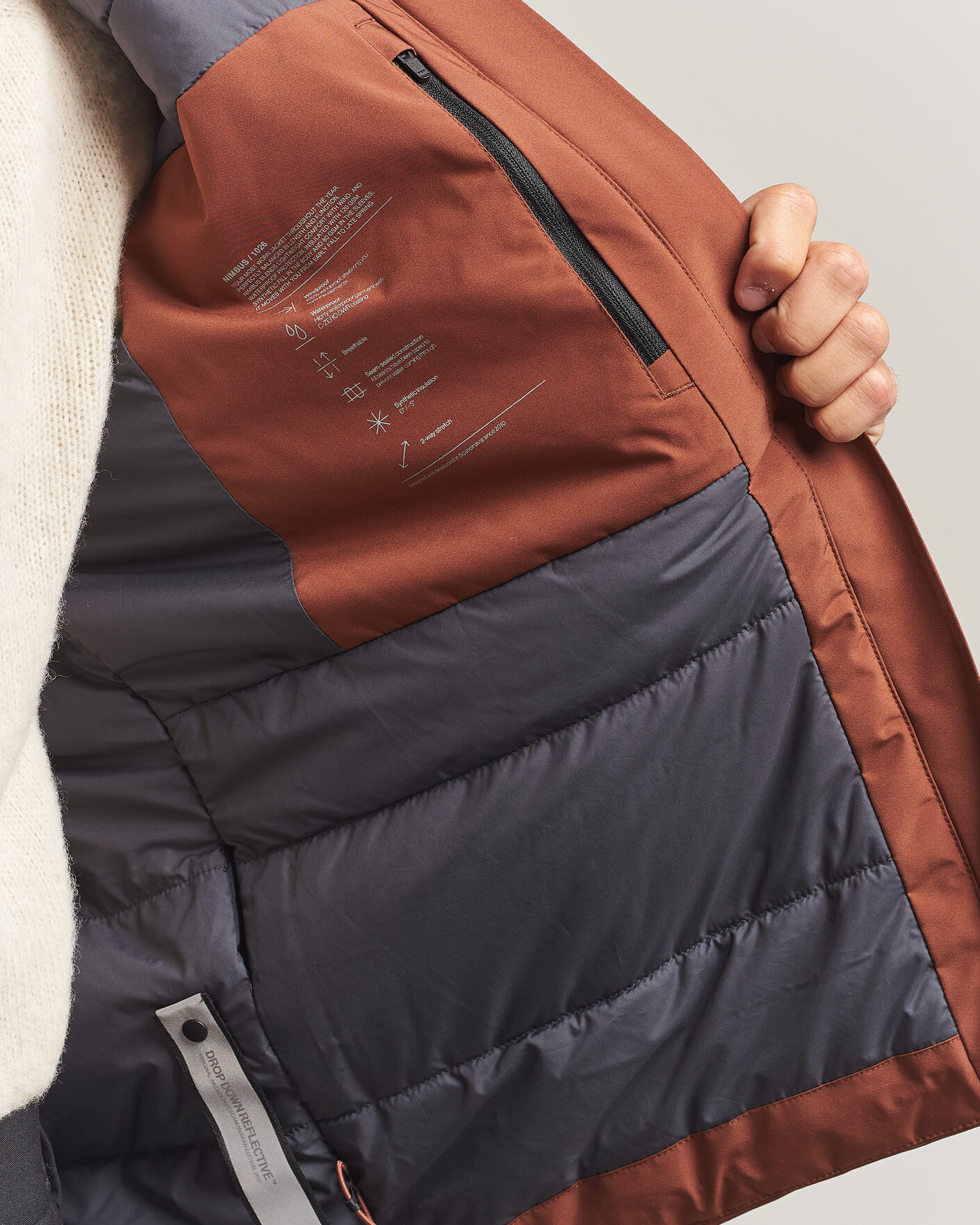 Herren | Jacken | Scandinavian Edition | Nimbus Padded Hood Jacket Red Clay