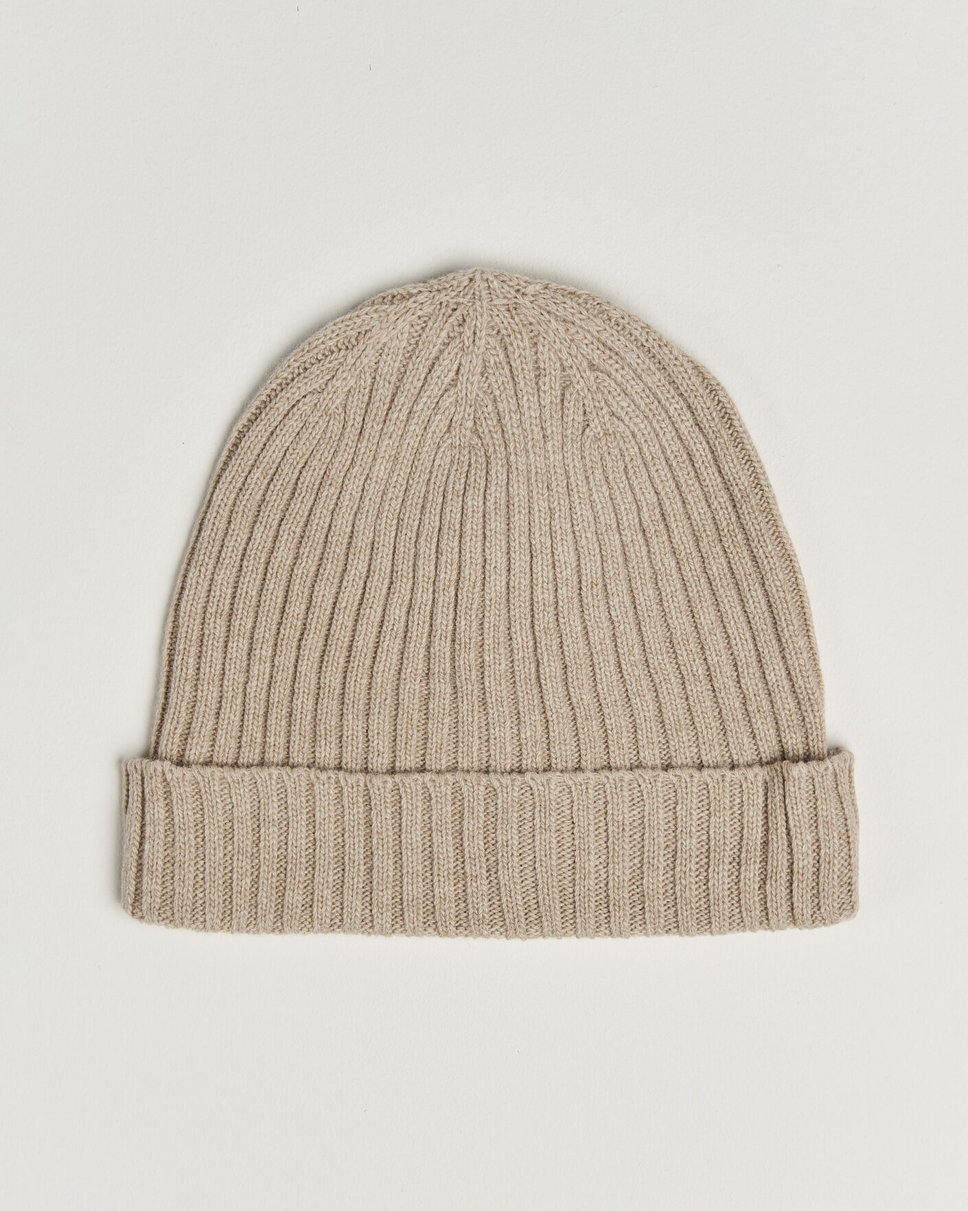 Herren | Mützen | Stenströms | Brushed Merino Beanie Beige
