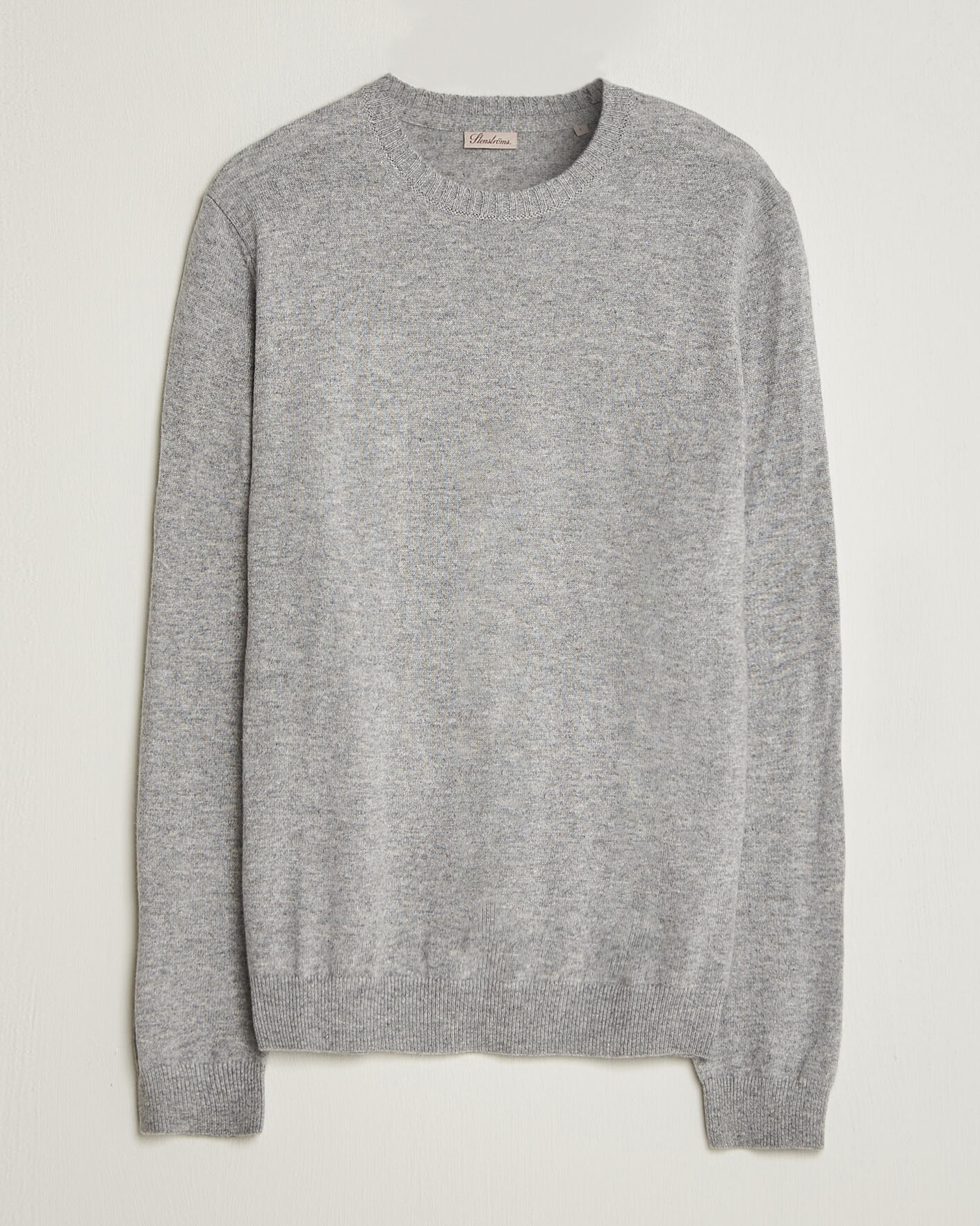 Herren | Pullover | Stenströms | Cashmere Crewneck Grey