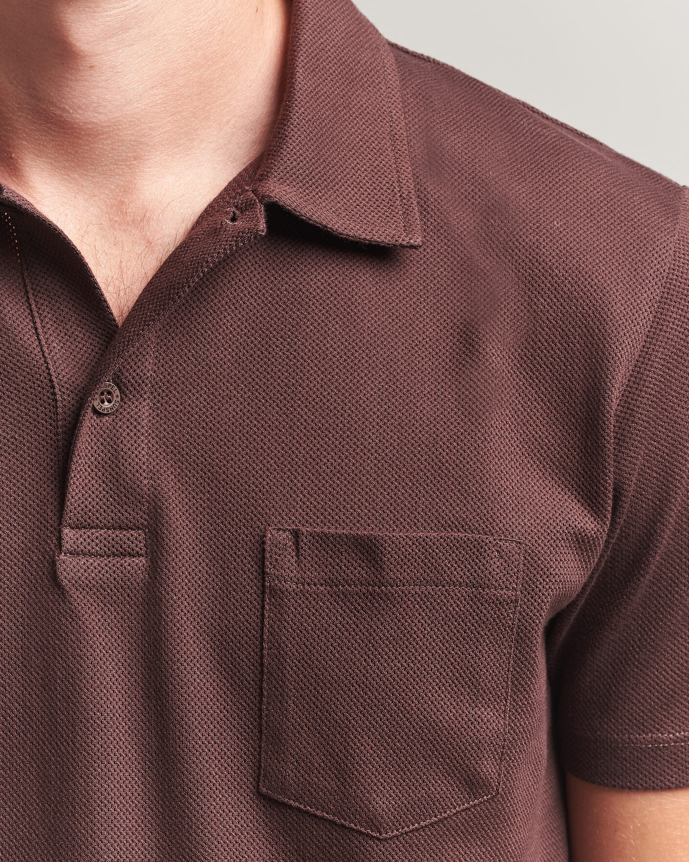 Herren | Poloshirts | Sunspel | Riviera Polo Shirt Dark Brown
