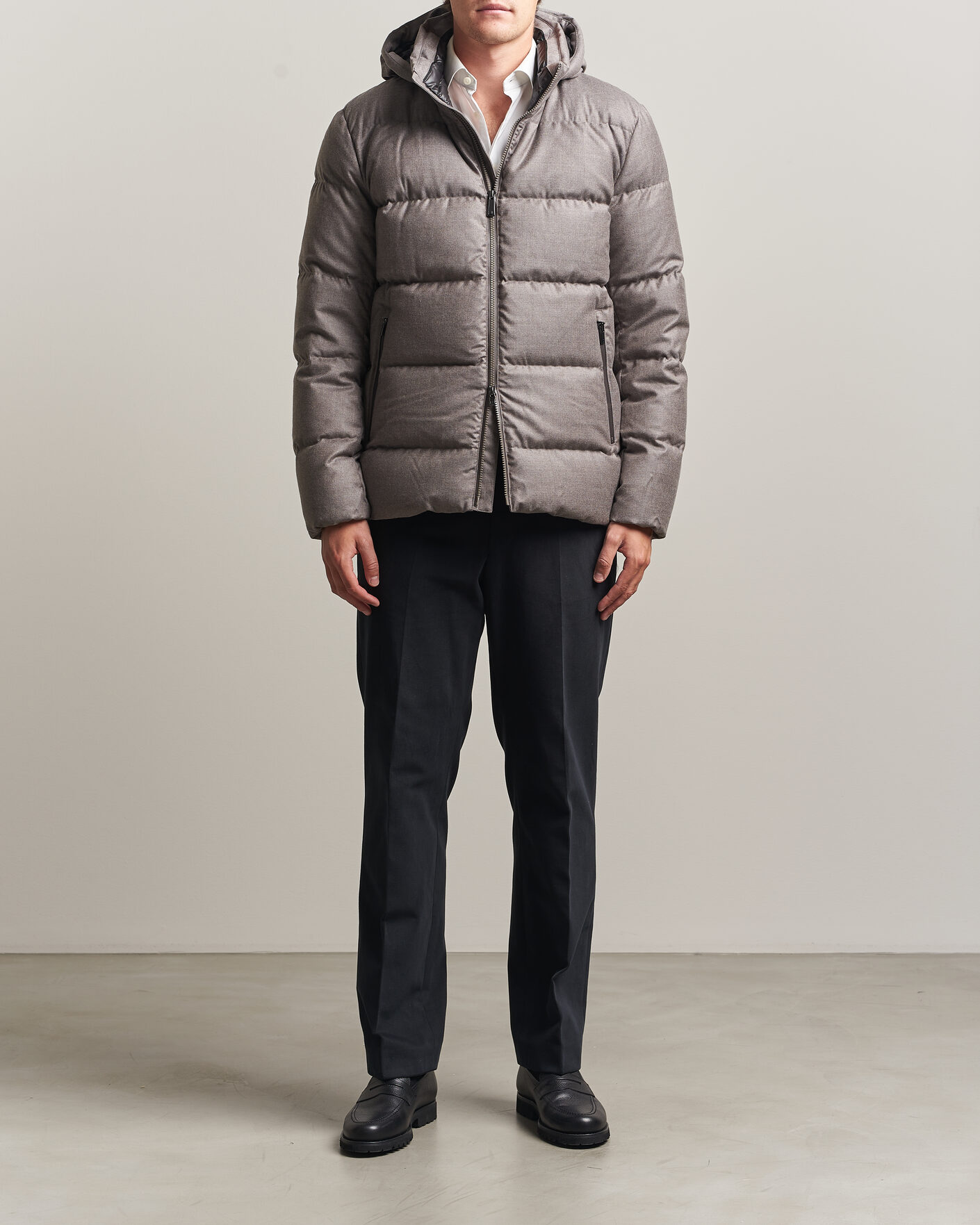 Herren | Jacken | UBR | Concord Jacket Savile Grey Melange Wool