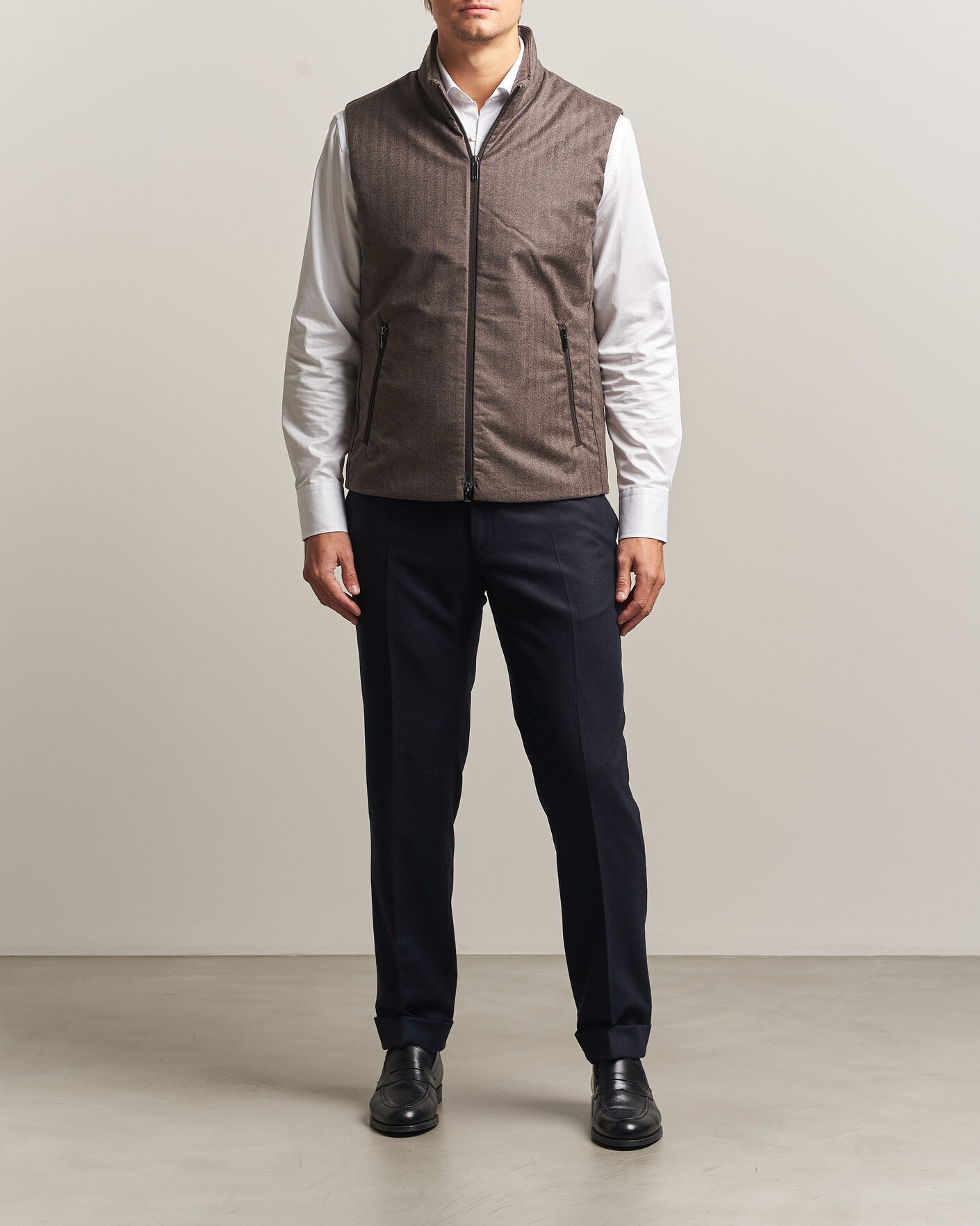Herren | Westen | UBR | Raptor Lightweight Vest Savile Brown Herringbone