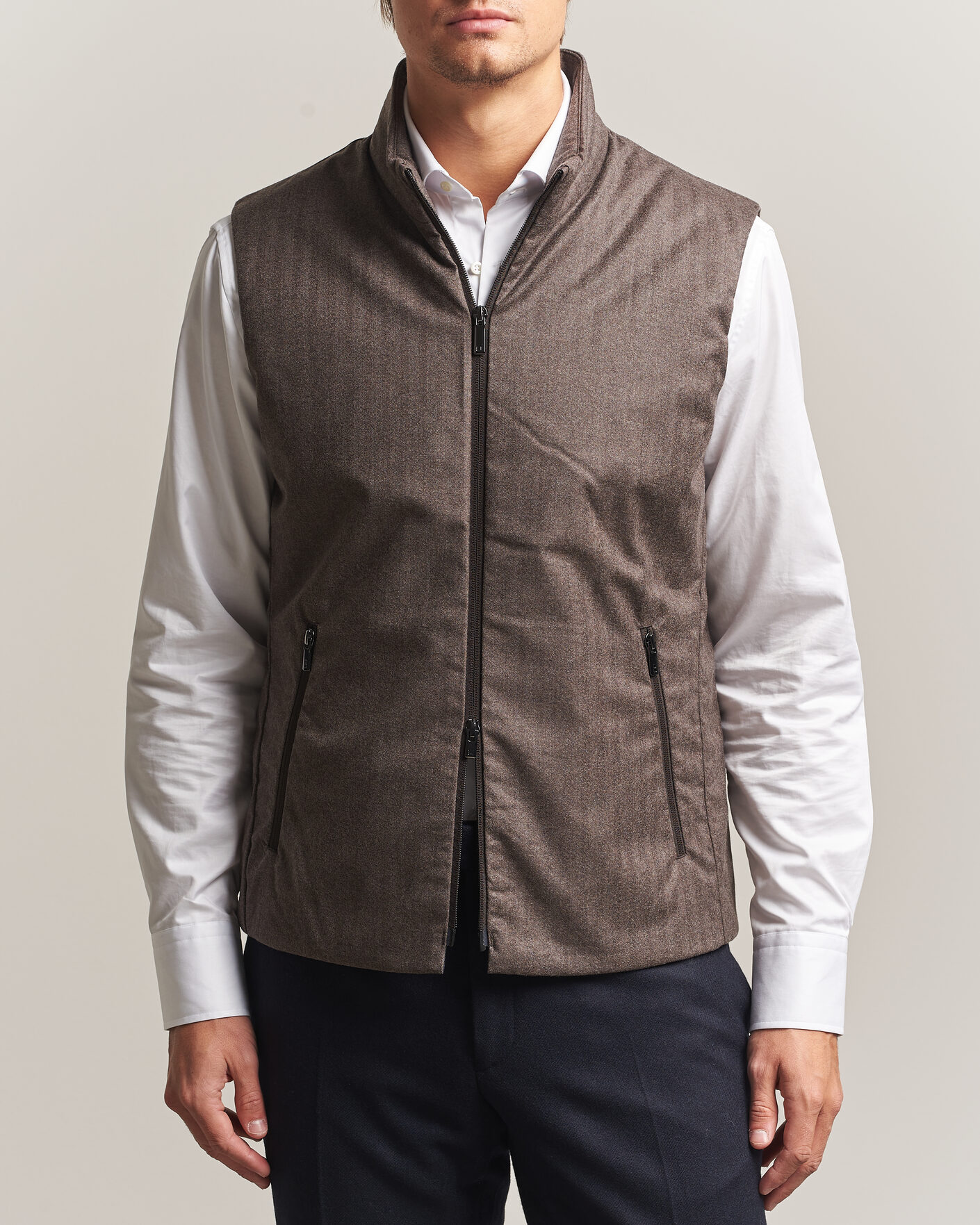 Herren | Westen | UBR | Raptor Lightweight Vest Savile Brown Herringbone