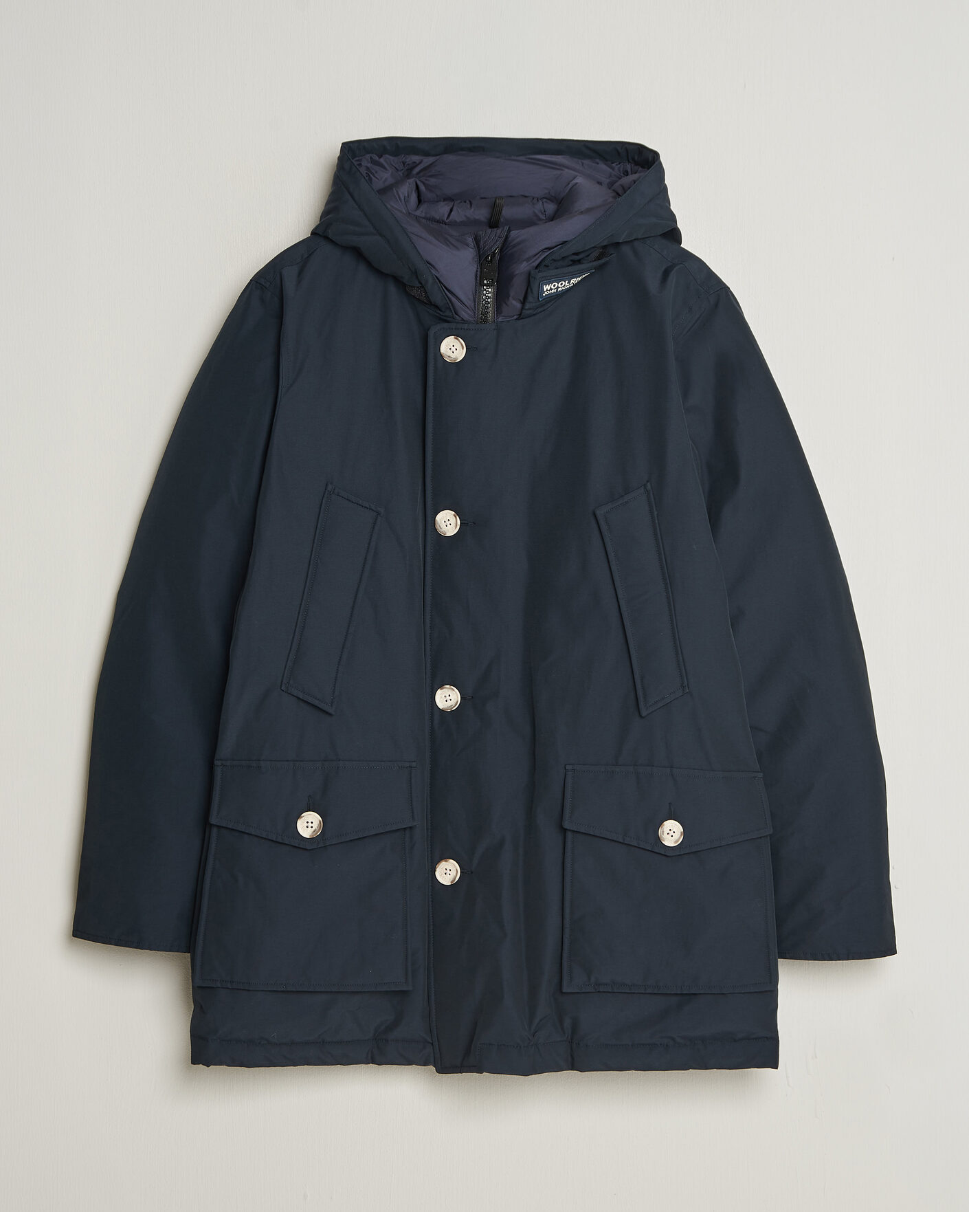 Herren | Jacken | Woolrich | Arctic Parka No Fur Melton Blue