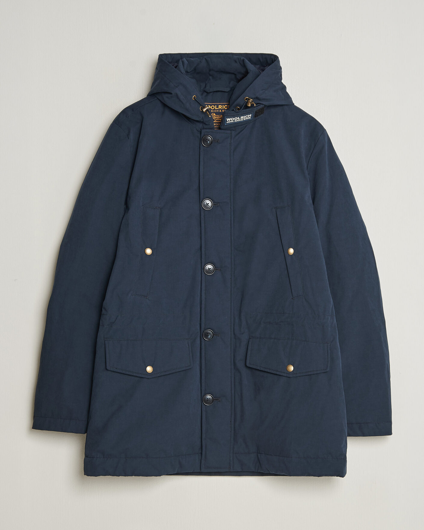 Herren | Jacken | Woolrich | Mountain Cloth Parka Melton Blue