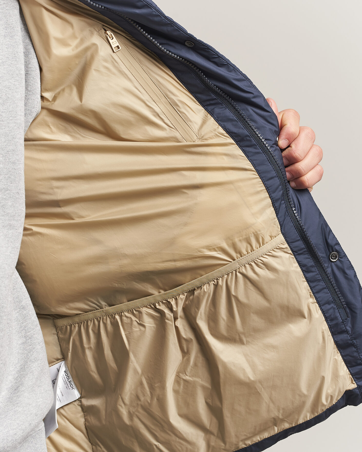 Herren | Jacken | Woolrich | Cloud Davis Parka Melton Blue