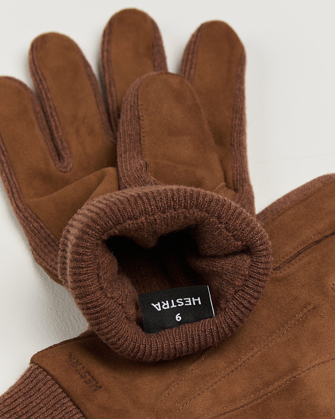Herren | Handschuhe | Hestra | Geoffery Suede Wool Tricot Glove Whiskey