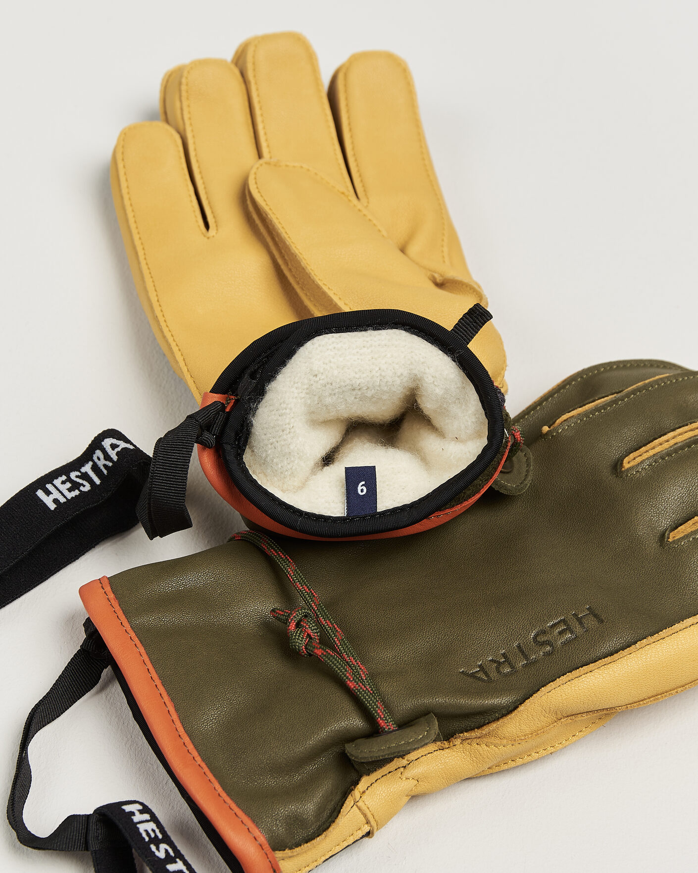 Herren | Handschuhe | Hestra | Wakayama Leather Ski Glove Loden/Tan