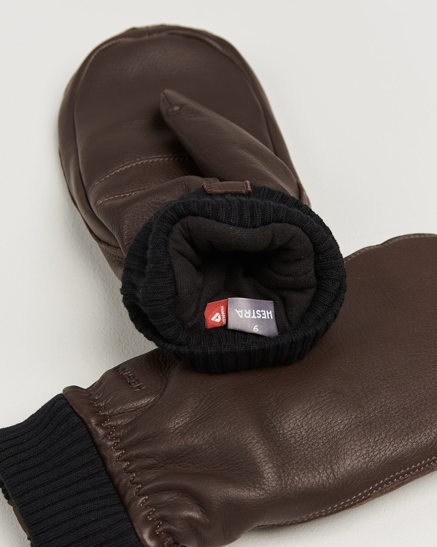 Herren | Handschuhe | Hestra | Tore Deerskin Primaloft Lined Mitt Chocolate