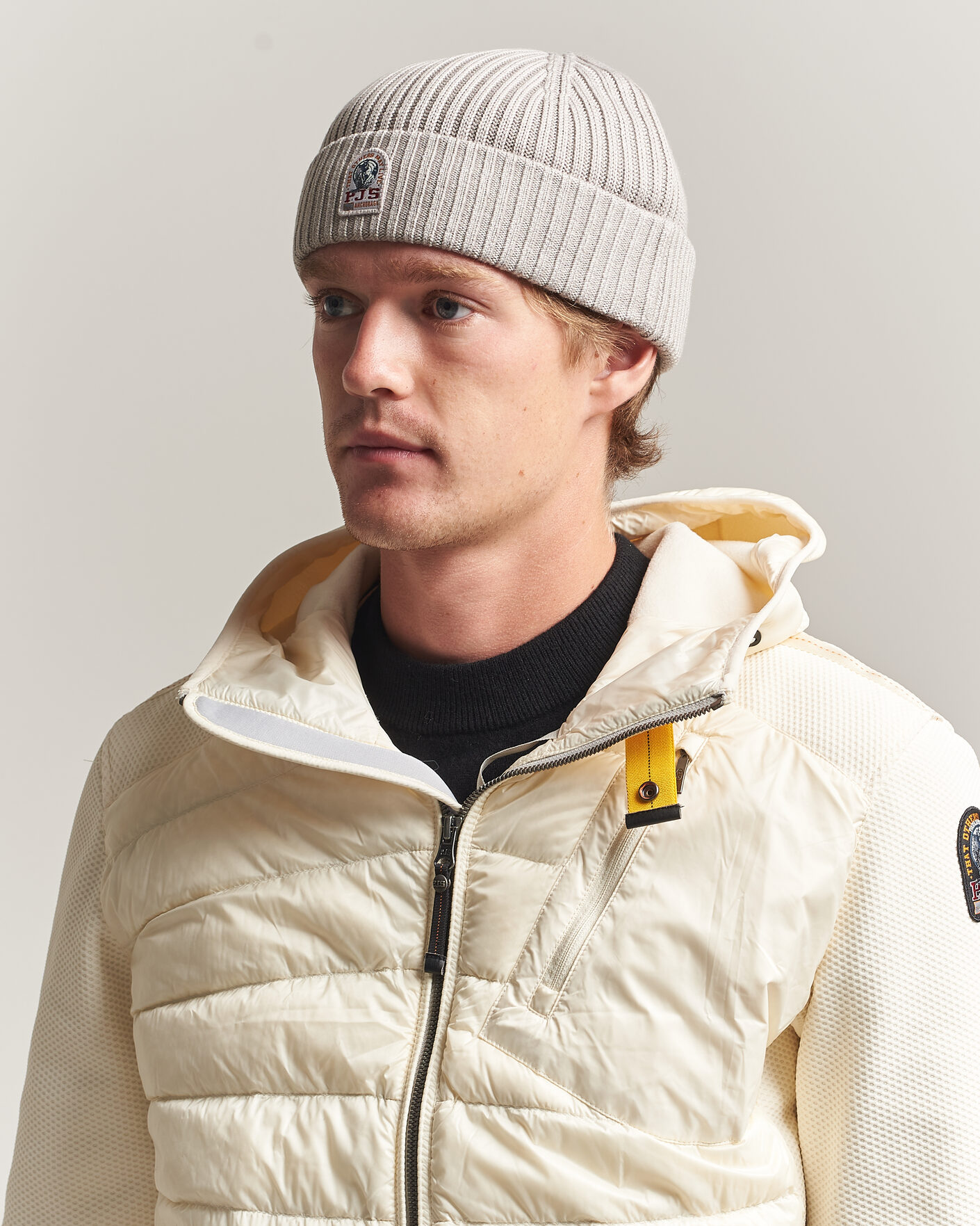 Herren | Mützen | Parajumpers | Matio Ribbed Hat Mid Grey