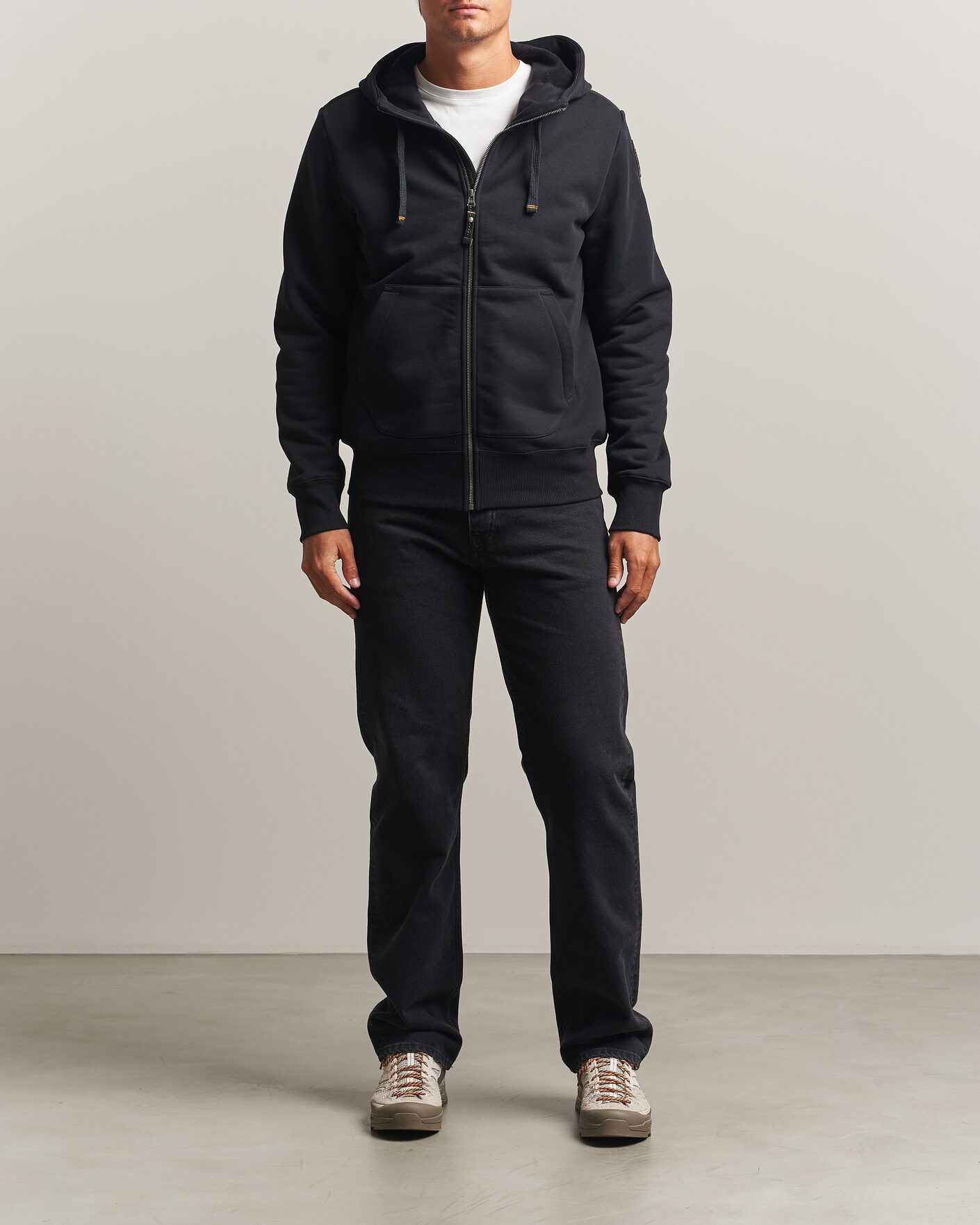 Herren | Pullover | Parajumpers | Charlie Super Easy Full Zip Black