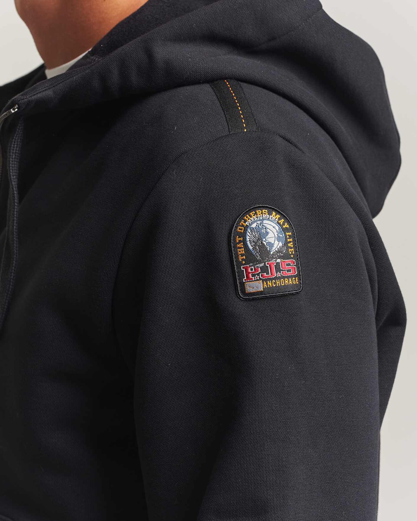 Herren | Pullover | Parajumpers | Charlie Super Easy Full Zip Black