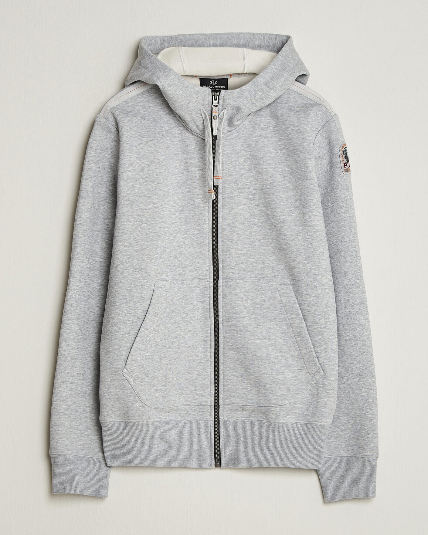 Herren | Pullover | Parajumpers | Charlie Super Easy Full Zip Ash Grey Melange