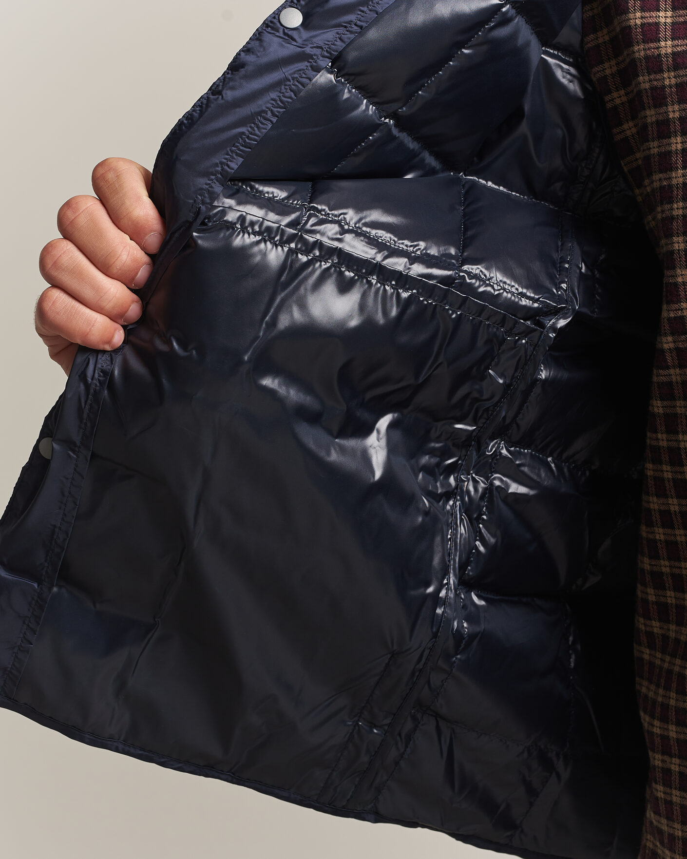 Herren | Westen | TAION | V-Neck Lightweight Down Vest Dark Navy