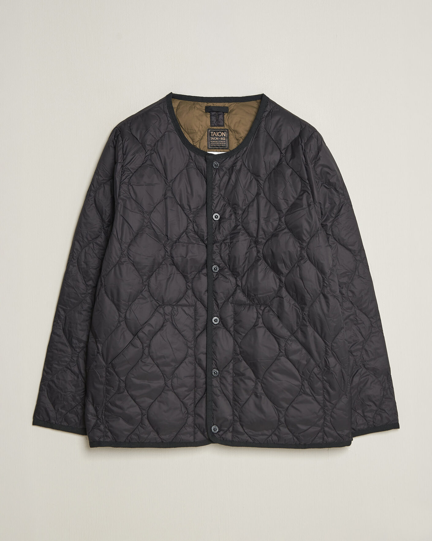 Herren | Jacken | TAION | Military Crew Neck Down Jacket Black
