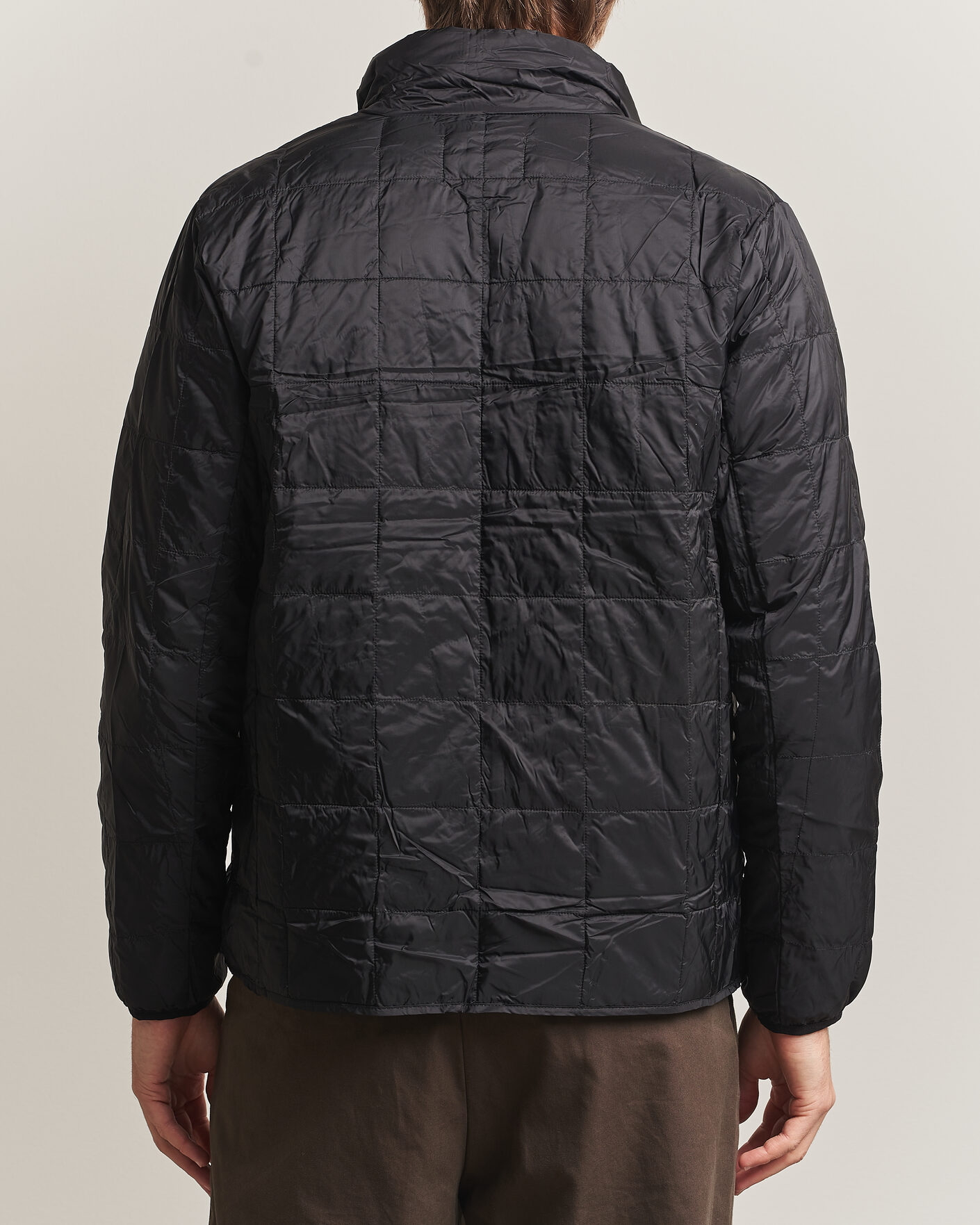Herren | Jacken | TAION | High Neck Full Zip Lightweight Down Jacket Black