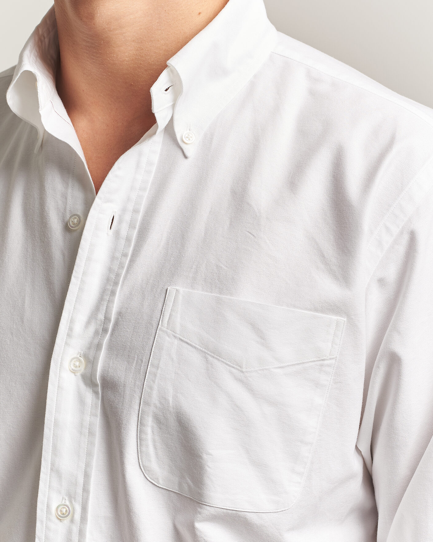 Herren | Hemden | Kamakura Shirts | Ametora Japanese Oxford BD Shirt White