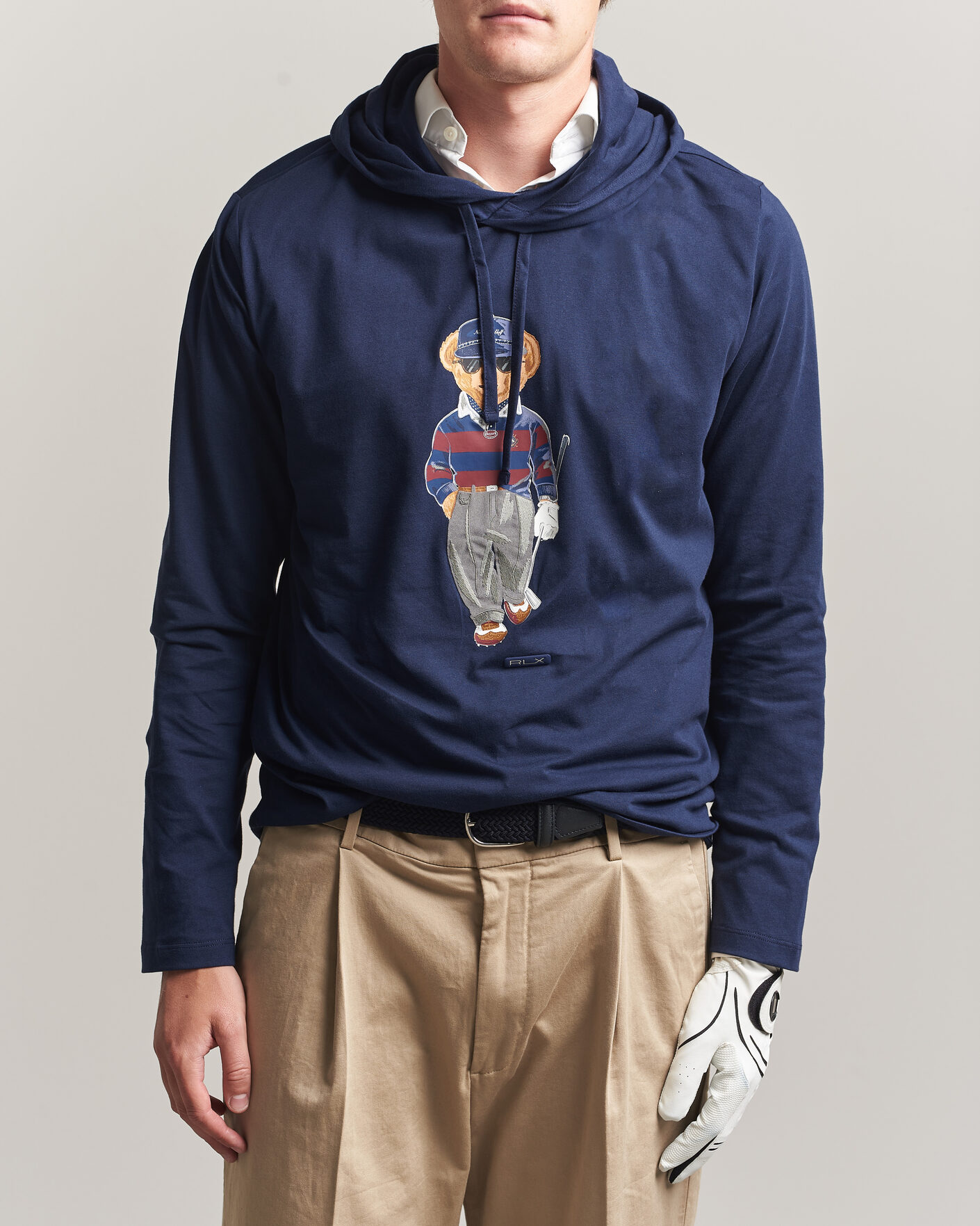 Herren | Pullover | RLX Ralph Lauren | Bear Hoodie Refined Navy
