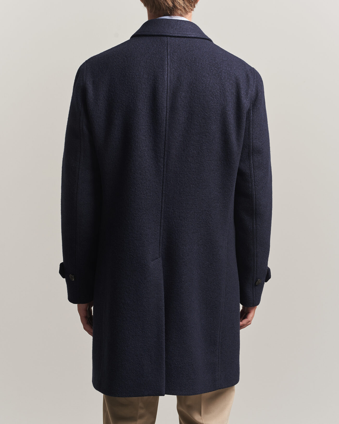 Herren | Jacken | Lardini | Wool/Cashmere Boucle Car Coat Navy