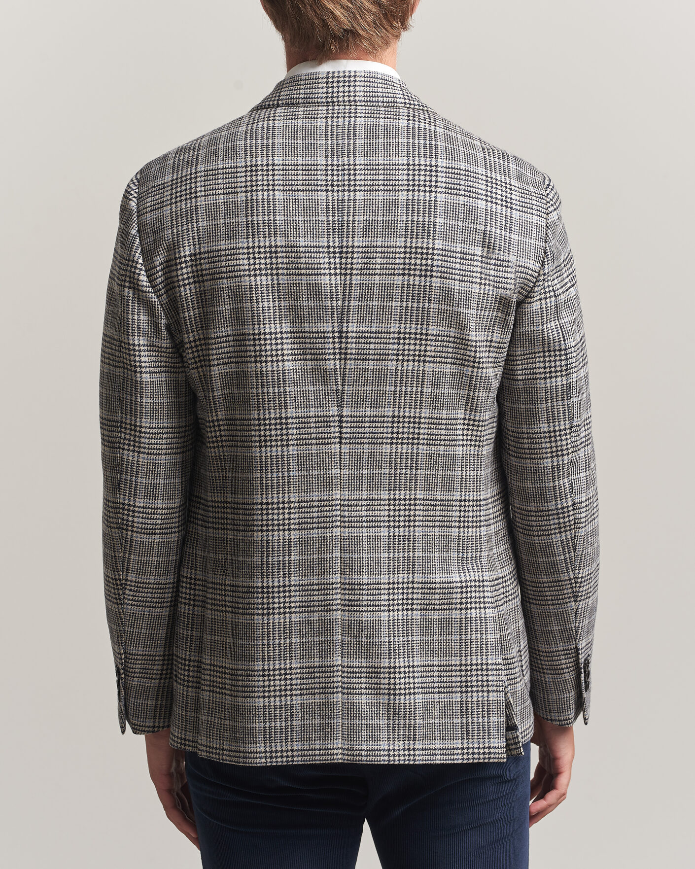 Herren | Sakkos | Lardini | Wool/Cashmere Houndstooth Blazer Blue
