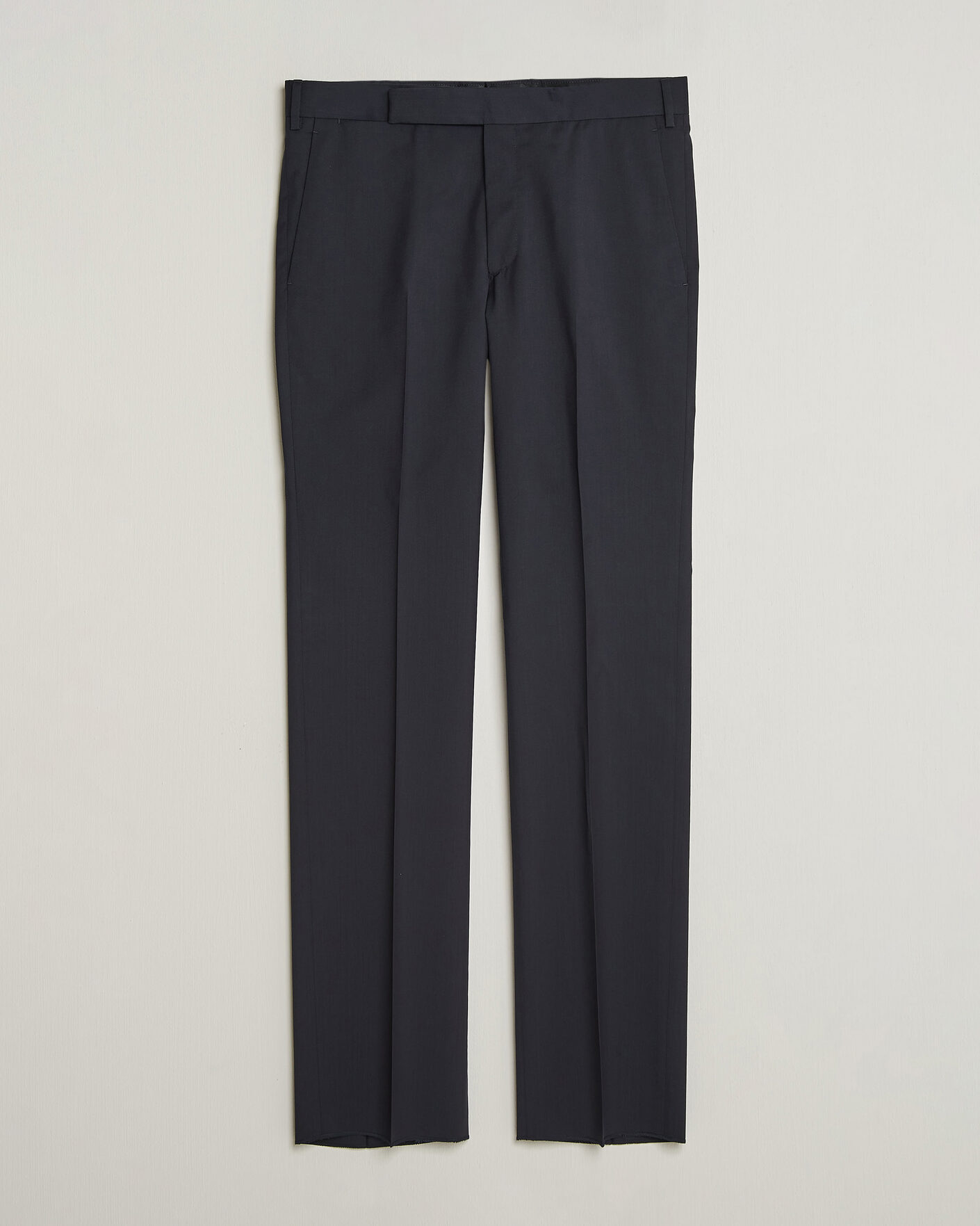 Herren | Hosen | Lardini | Straight Fit Wool Trousers Navy