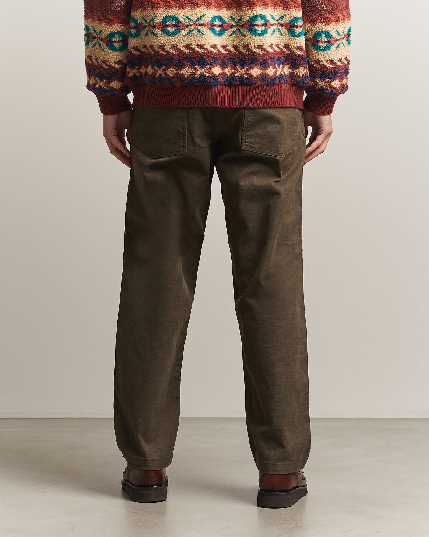 Herren | Hosen | orSlow | Regular Fit Original Sateen Fatigue Pants Coffee Brown