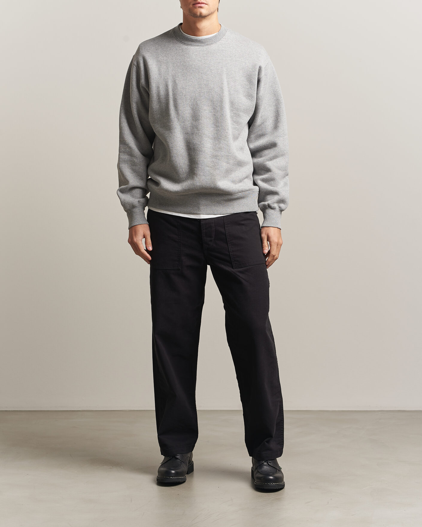 Herren | Hosen | orSlow | Regular Fit Original Sateen Fatigue Pants Black
