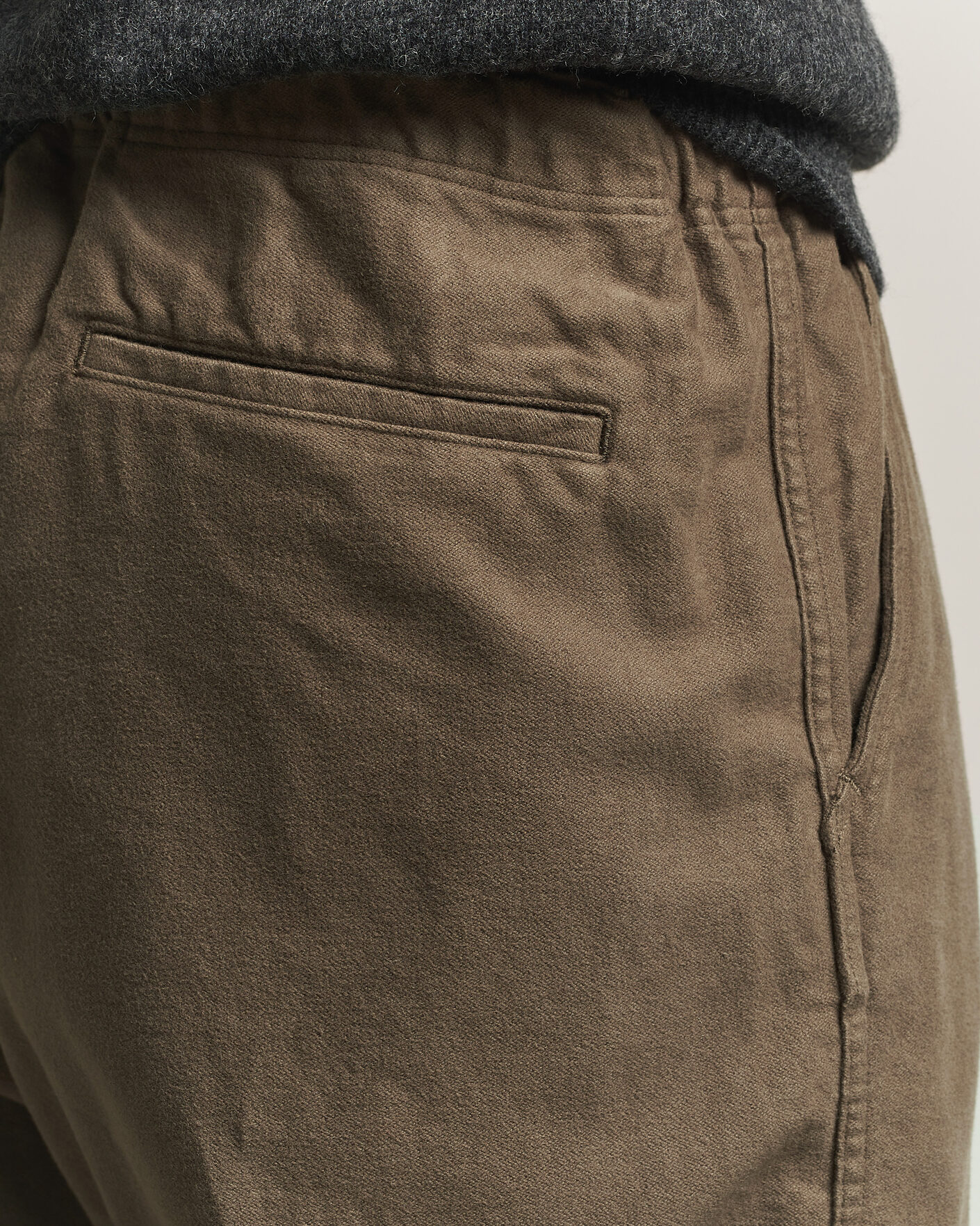 Herren | Hosen | orSlow | Wide Fit New Yorker Brushed Trousers Moss Gray