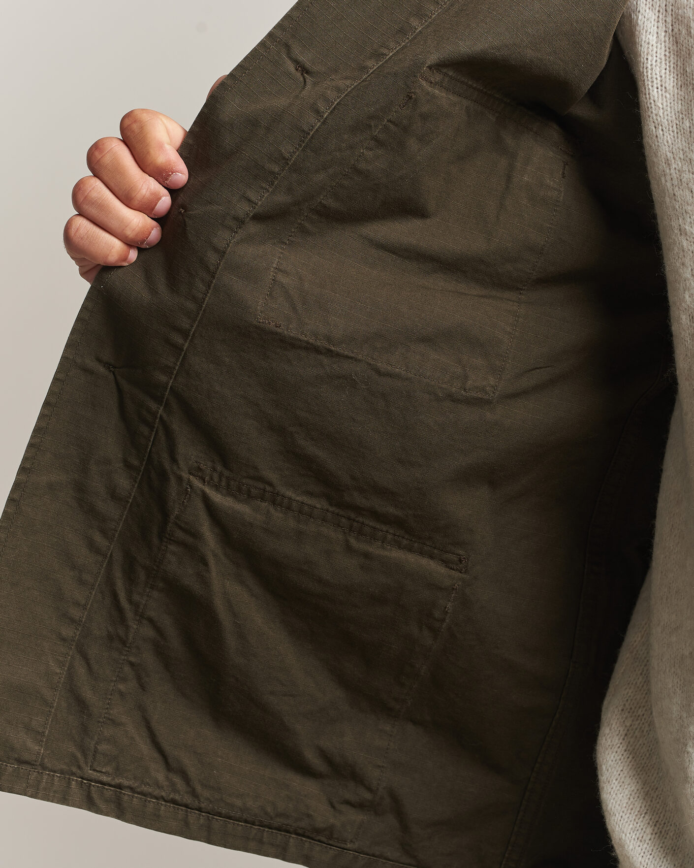 Herren | Jacken | orSlow | B.D.U. Stone Washed Jacket Coffee Brown
