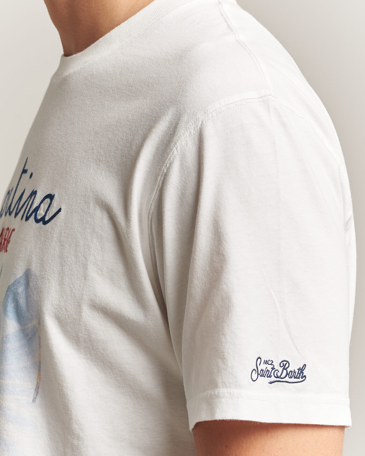 Herren | T-Shirts | MC2 Saint Barth | Printed Cotton T-Shirt Cortina