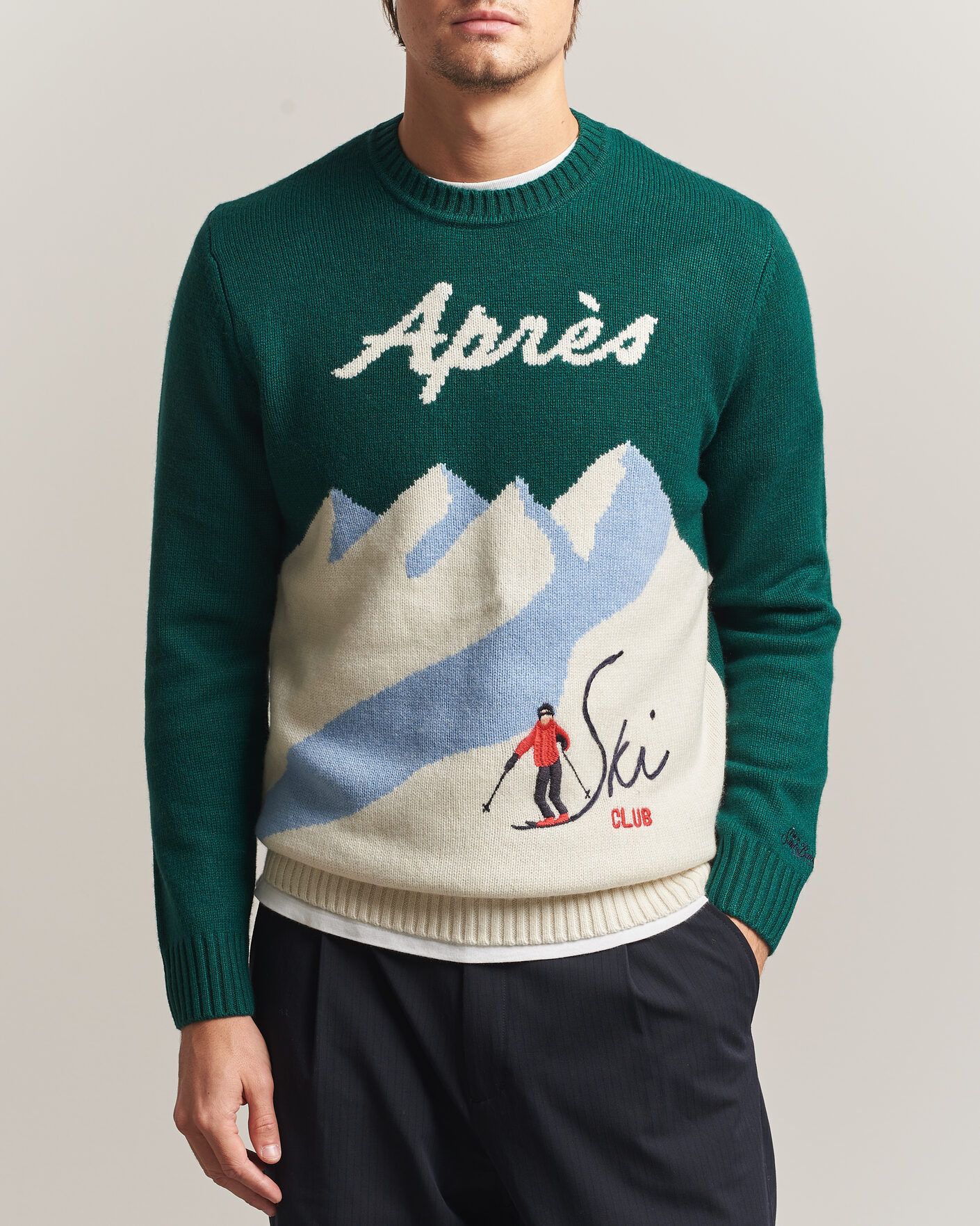 Herren | Pullover | MC2 Saint Barth | Bombardino Printed Sweater Apres Ski Club