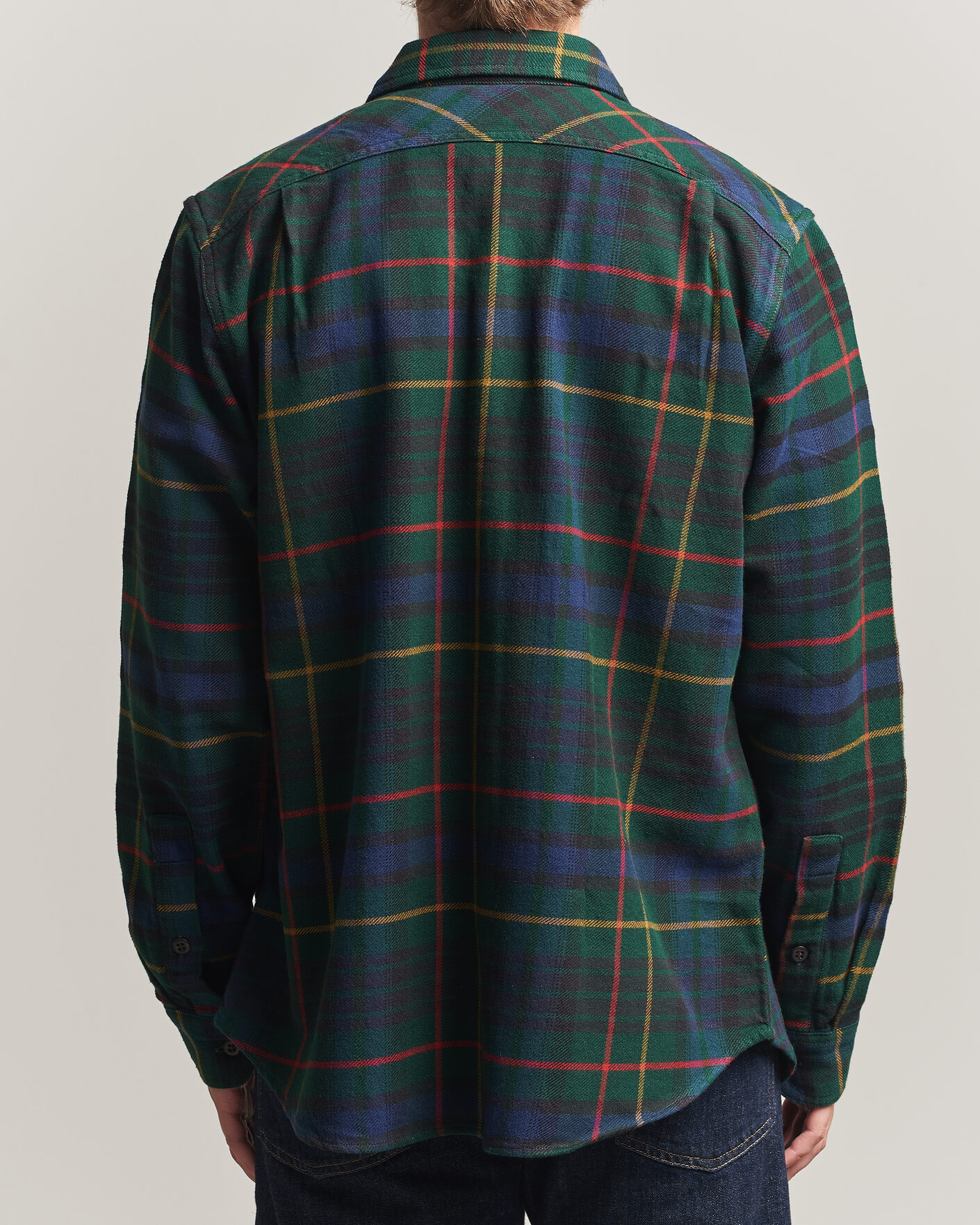Herren | Hemden | Filson | Vintage Flannel Work Shirt Green/Navy