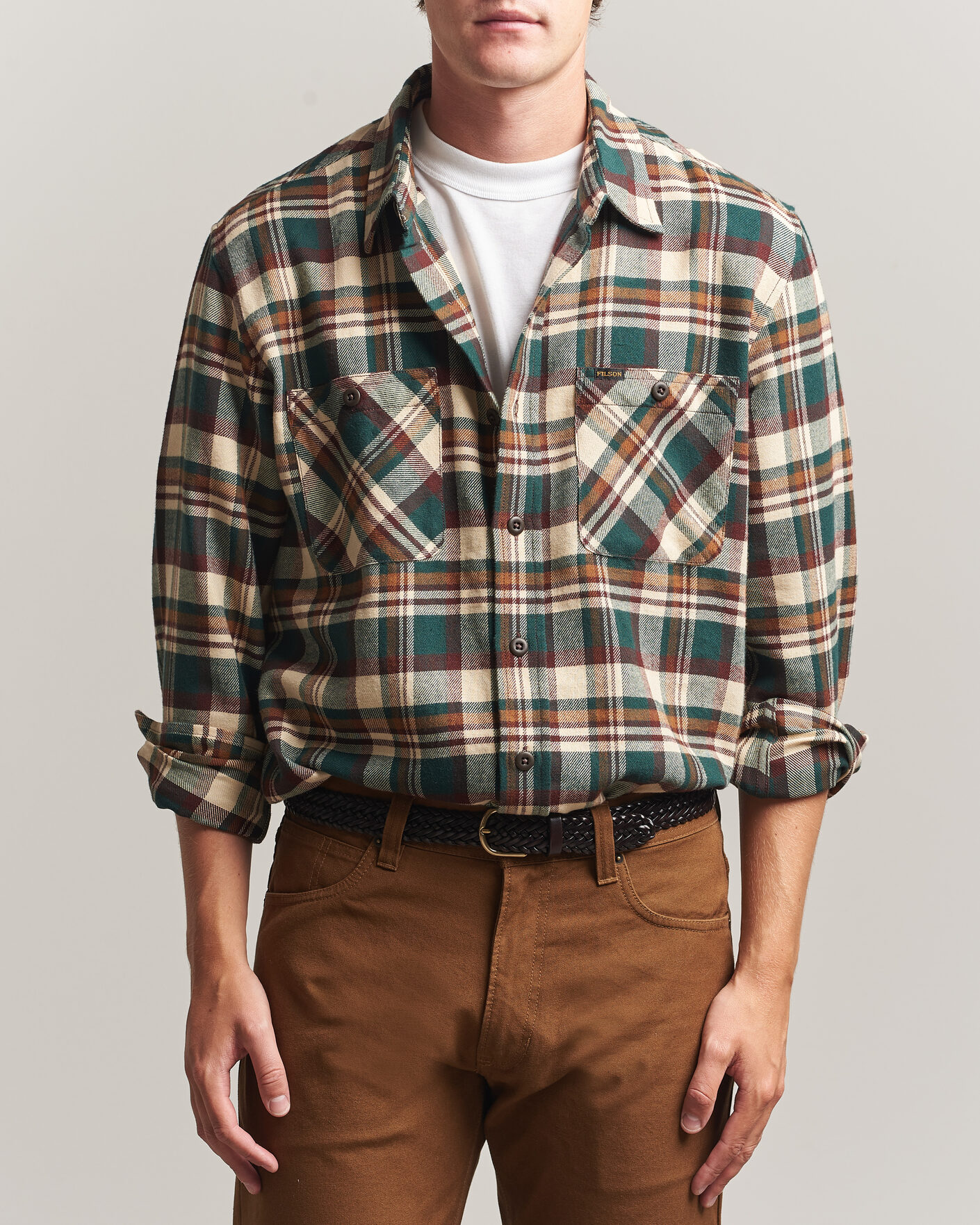 Herren | Hemden | Filson | The Rangeland Flannel Shirt Green