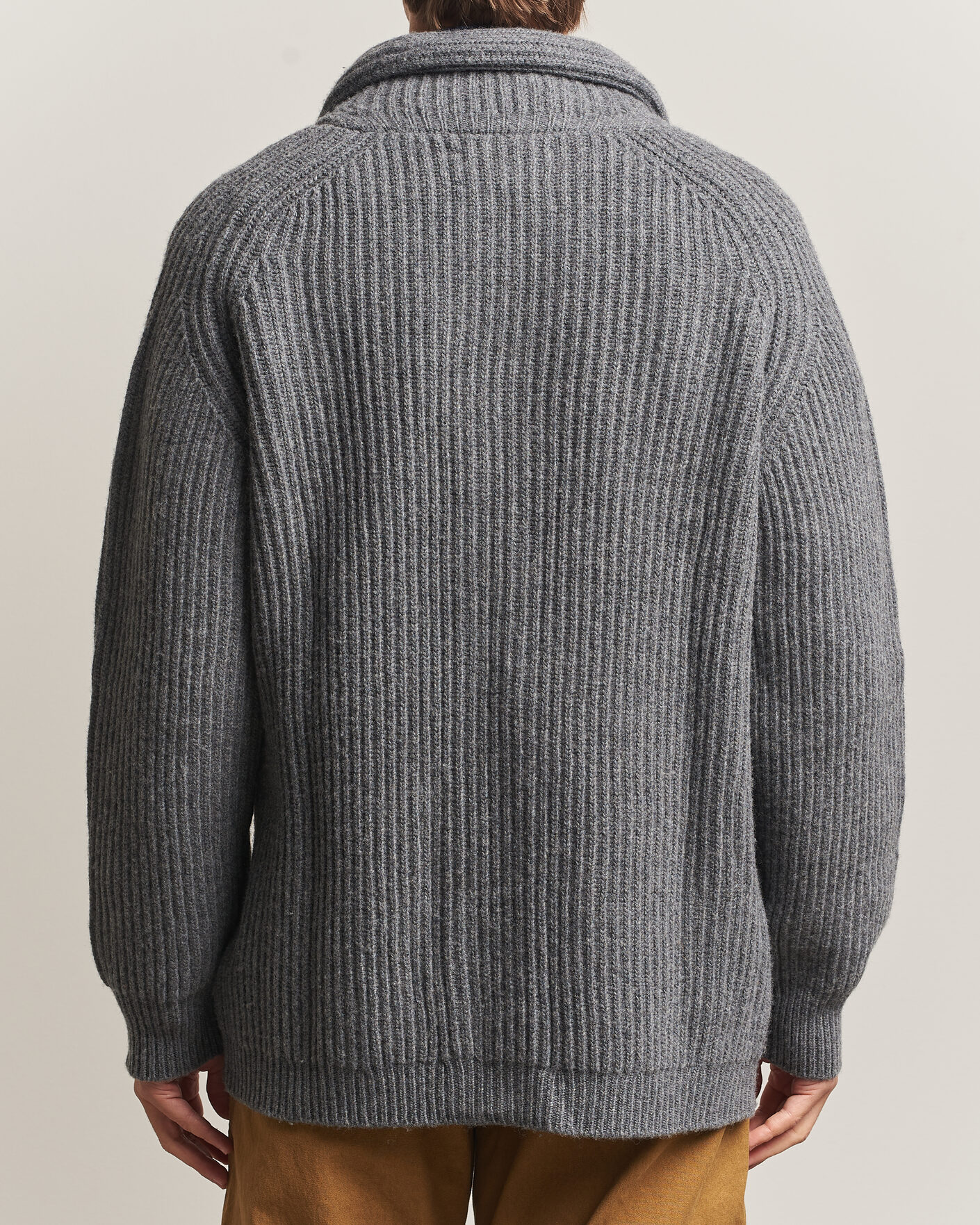 Herren | Pullover | Filson | Bristol Cardigan Sweater Medium Grey Melange