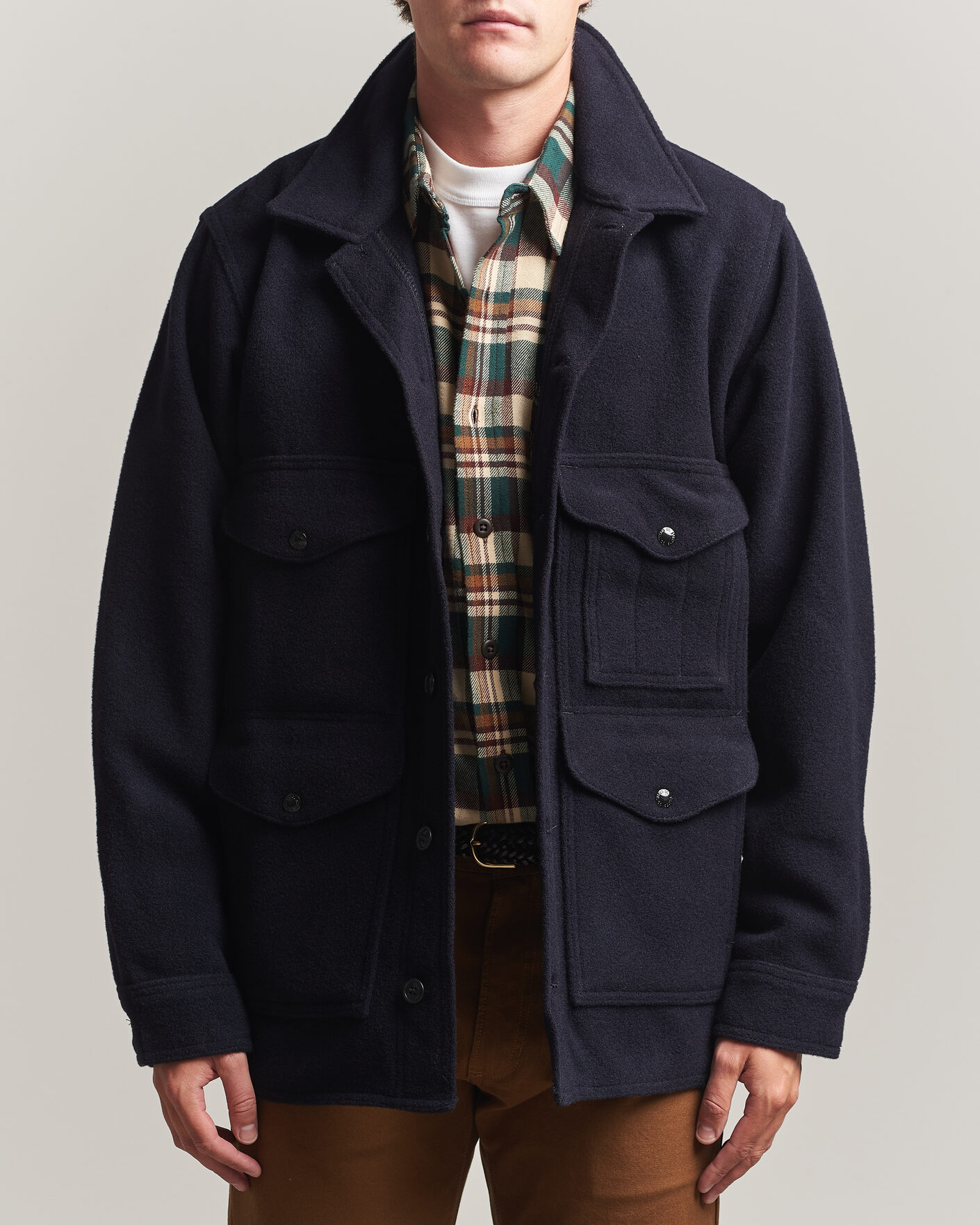 Herren | Jacken | Filson | Mackinaw Wool Cruiser Dark Navy