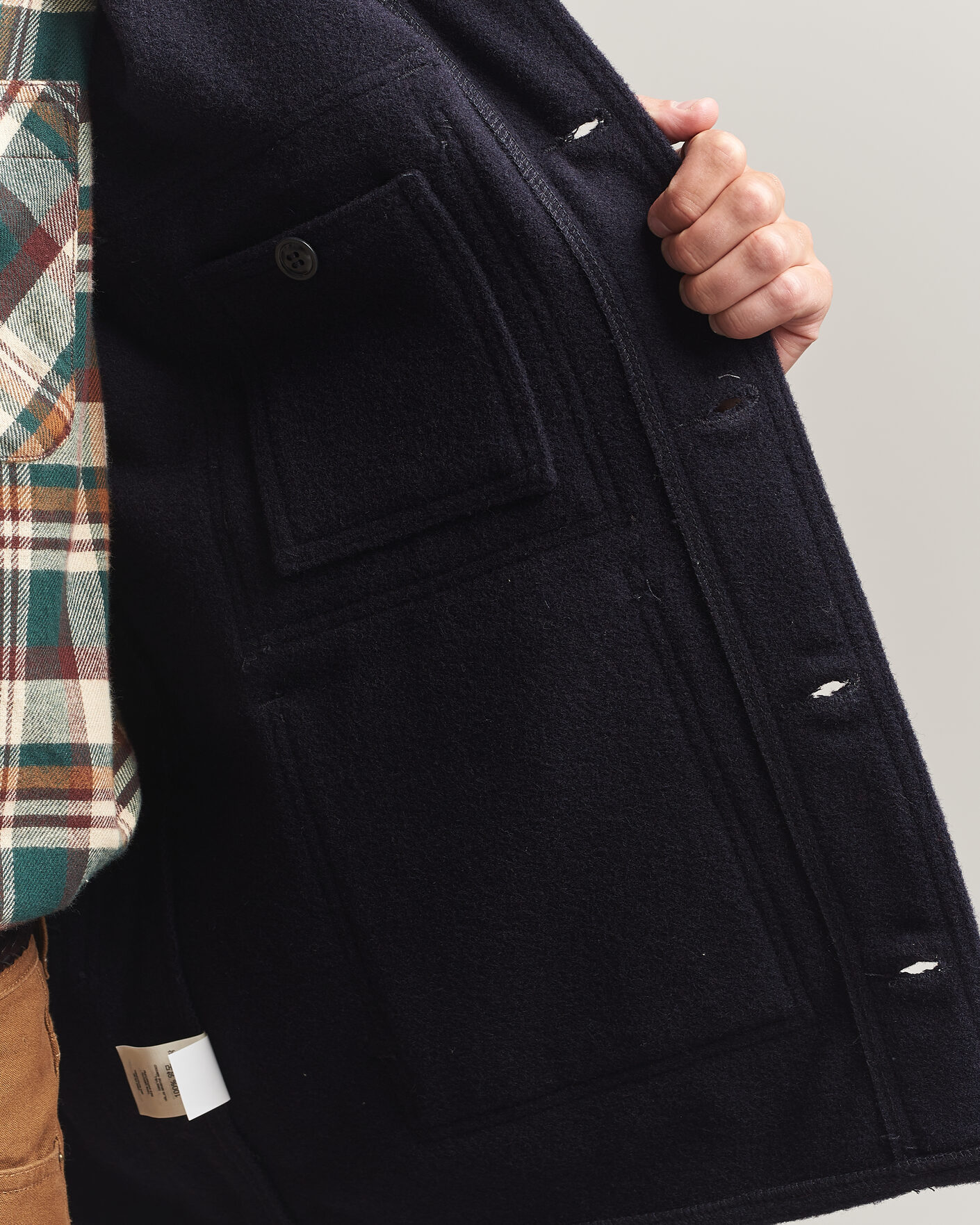 Herren | Jacken | Filson | Mackinaw Wool Cruiser Dark Navy