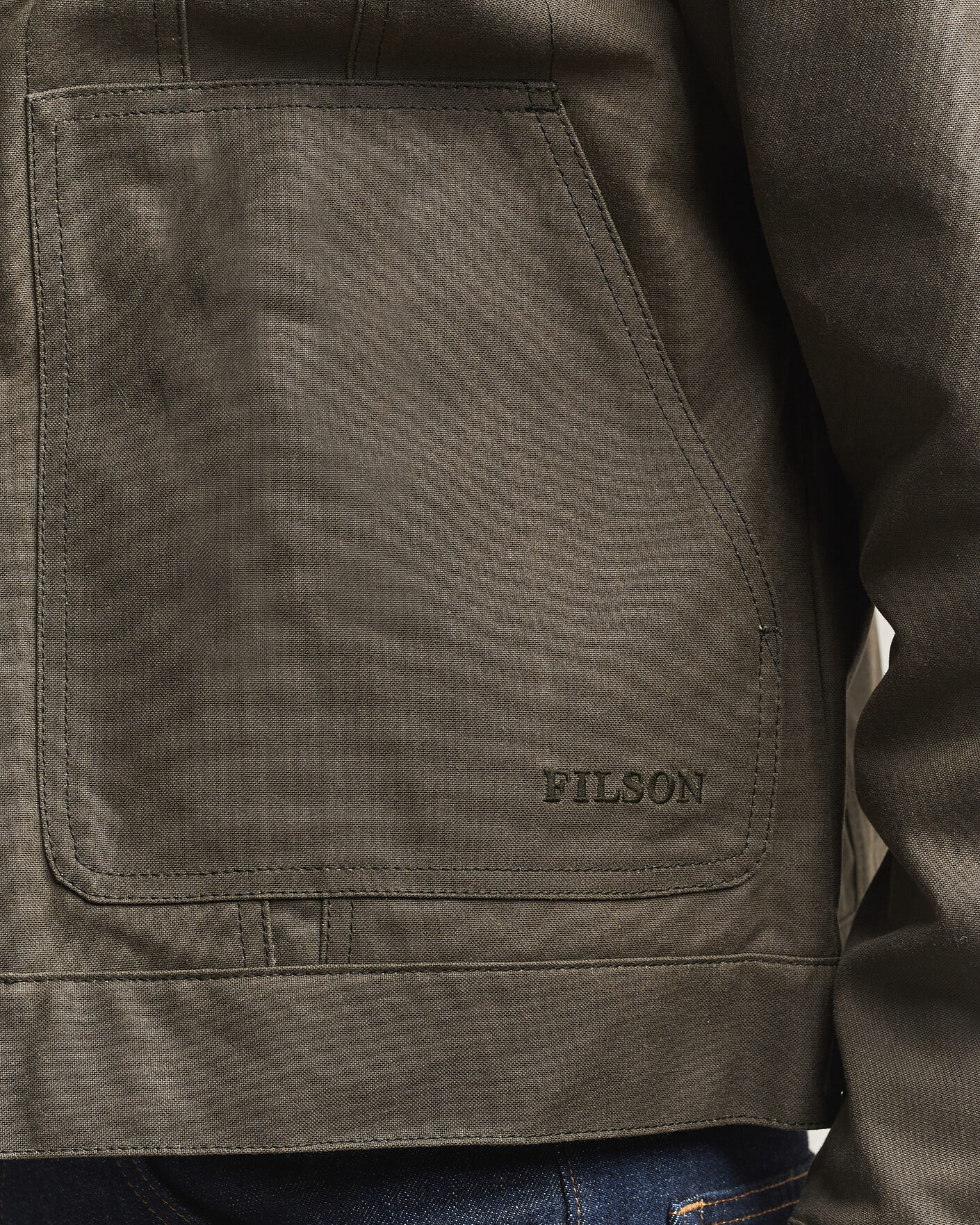 Herren | Jacken | Filson | Short Lined Tin Cloth Cruiser Beluga