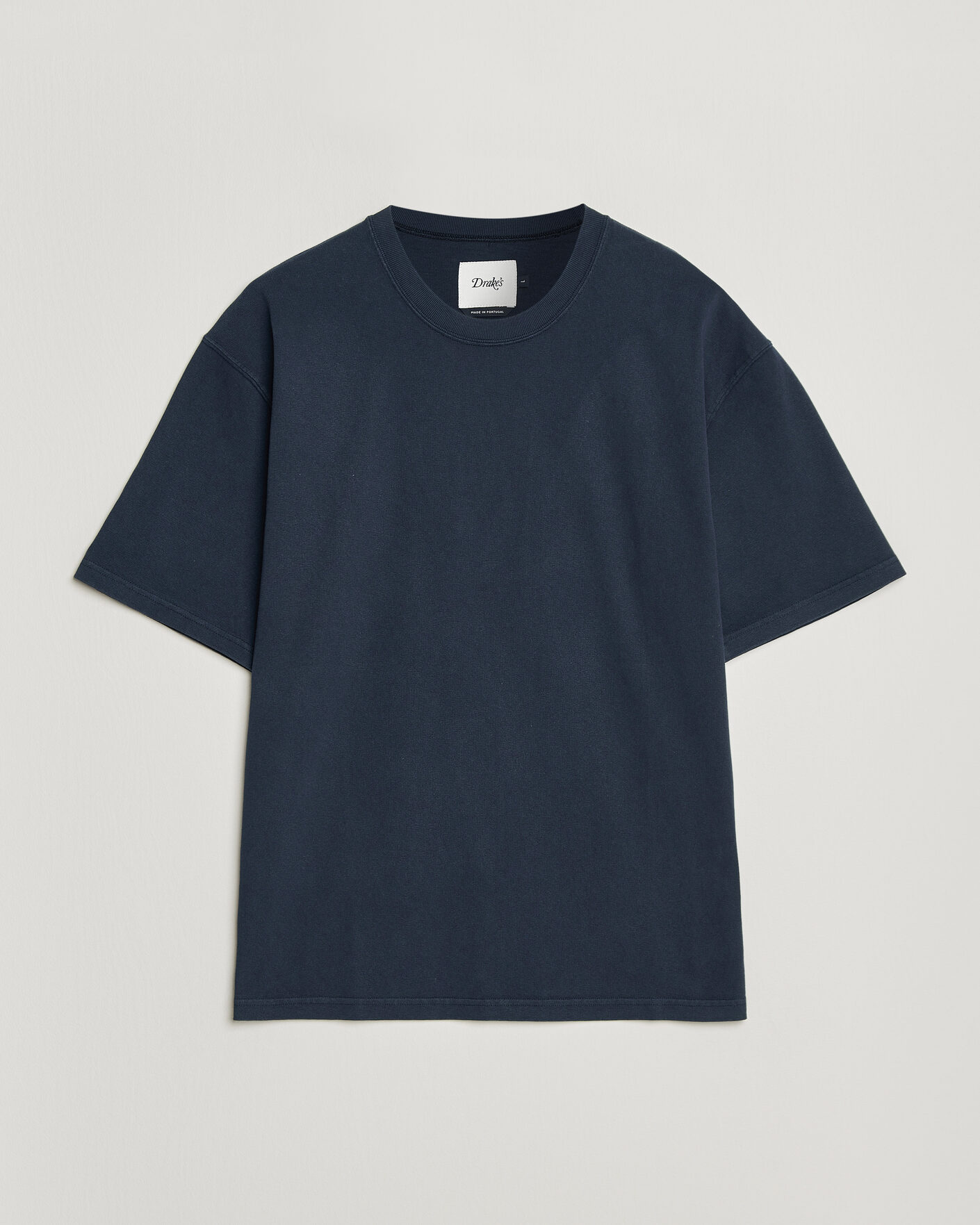 Herren | T-Shirts | Drake's | Short Sleeve Hiking T-Shirt Navy