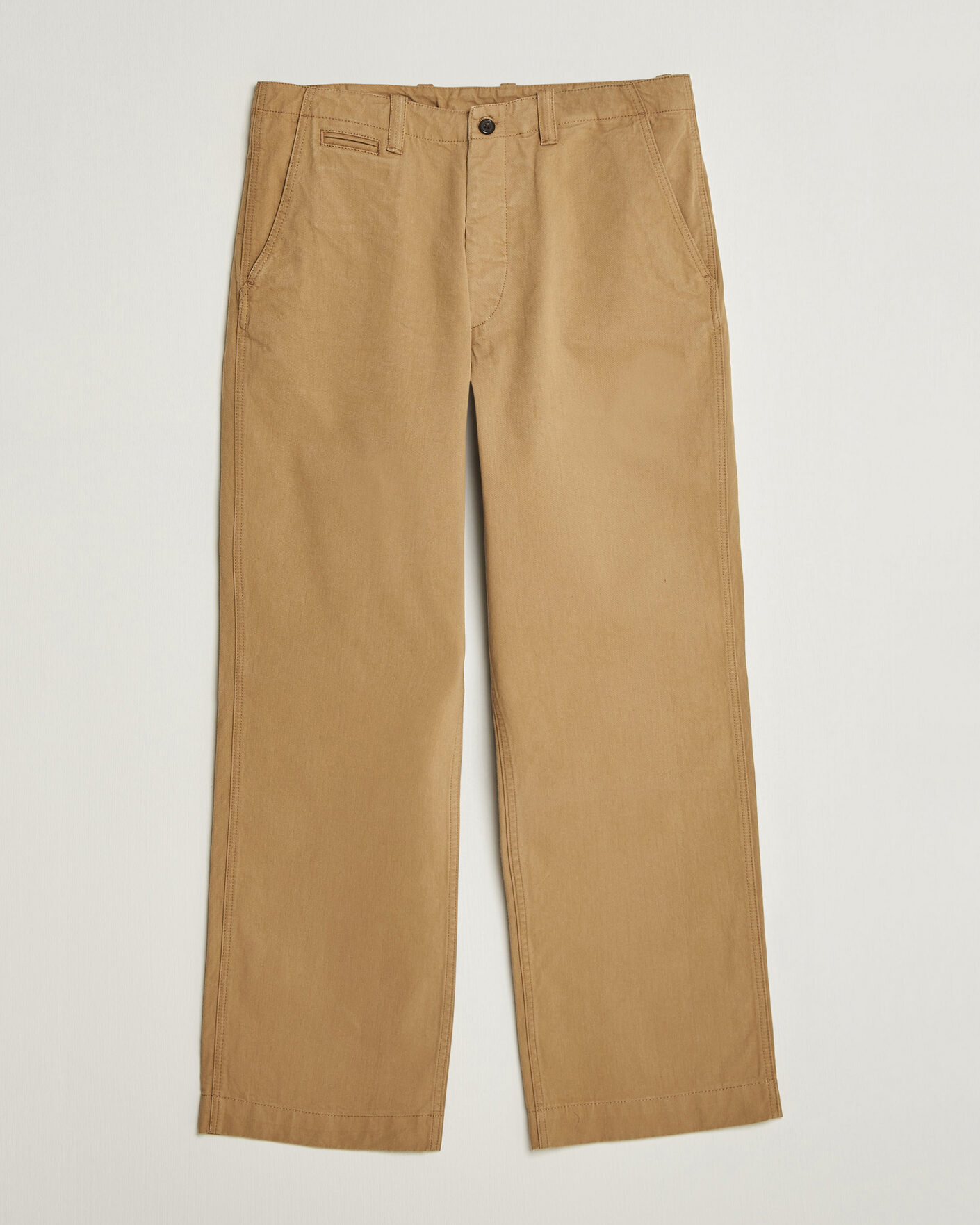 Herren | Hosen | Drake's | Twill Officer Chino Beige