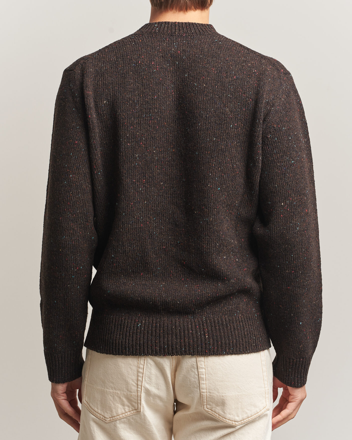 Herren | Pullover | Drake's | Donegal Crewneck Brown