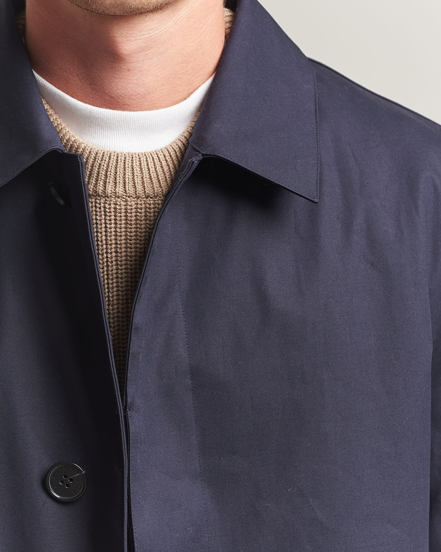 Herren | Jacken | Mackintosh | Dunkeld Car Coat Navy